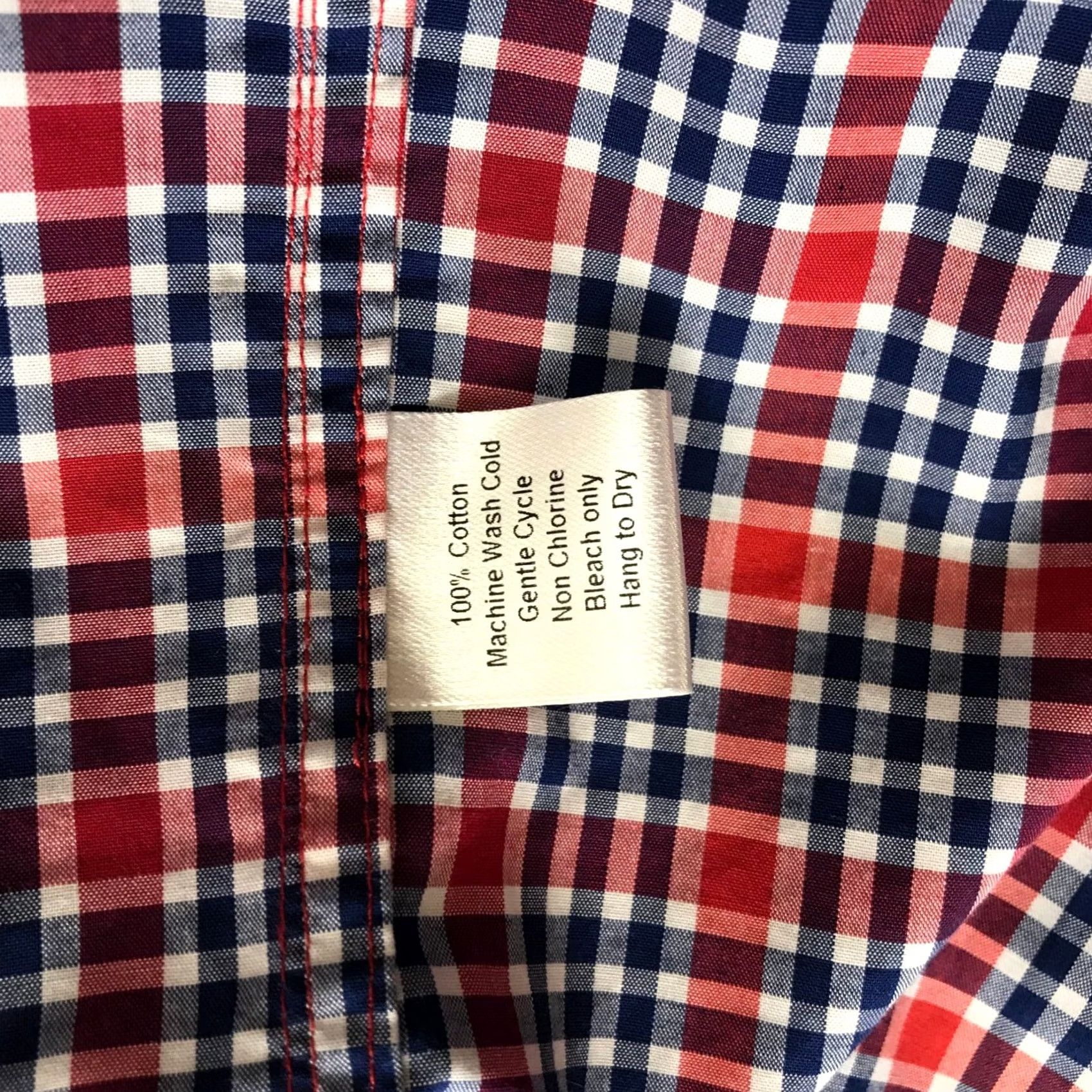 UNTUCKit UNTUCKit Shirt Plaid Long Sleeve Button-Down XX Large Red Blue Mens Regular Casual Workwear Made in USA Size US XXL / EU 58 / 5 - 8 Thumbnail