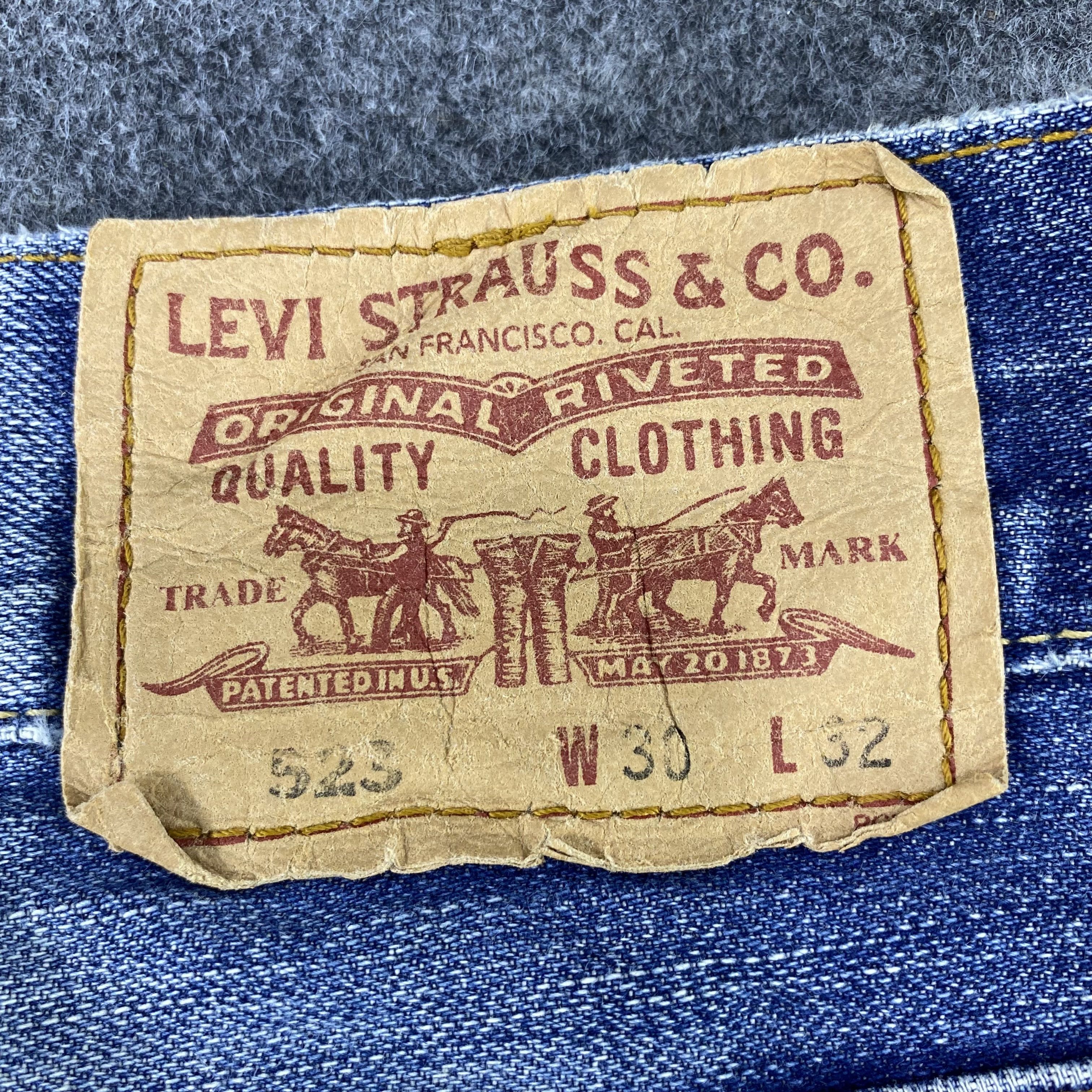 Jean × Levi's × Vintage Vintage Levis 523 Straight Blue Wash Jeans-J1144 Size US 32 / EU 48 - 7 Thumbnail