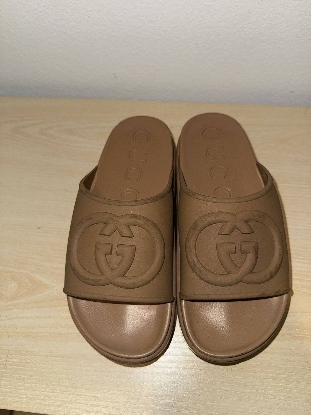 Gucci Gucci GG Oversize Slide Sandal Size US 7 / IT 37 - 2 Thumbnail