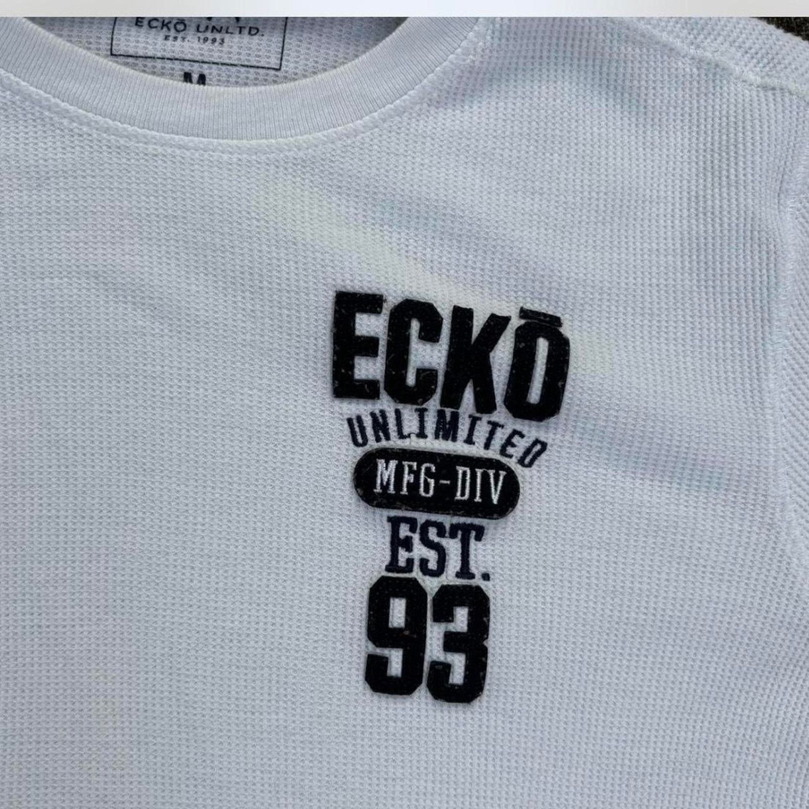 Ecko Unltd. Vintage Ecko Untld Y2K White Thermal Size US M / EU 48-50 / 2 - 3 Thumbnail