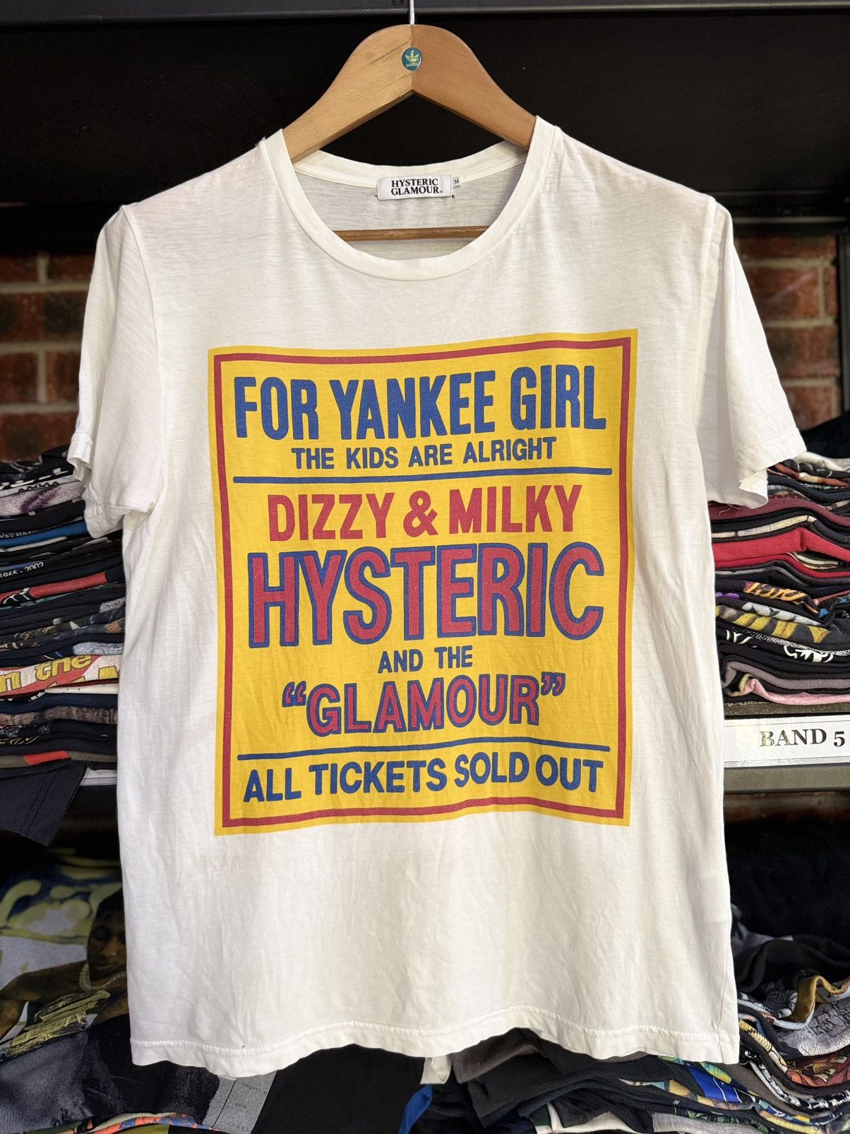 For Yankee Girl Hysteric Glamour Dizzy Milky Japan Tee