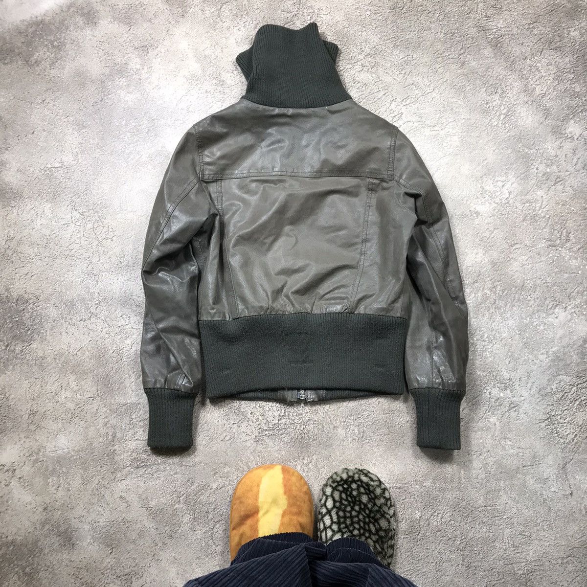 Vintage Vintage Y2K Faded Bomber Jacket Streetwear Grunge Relaxed M Size M / US 6-8 / IT 42-44 - 6 Thumbnail