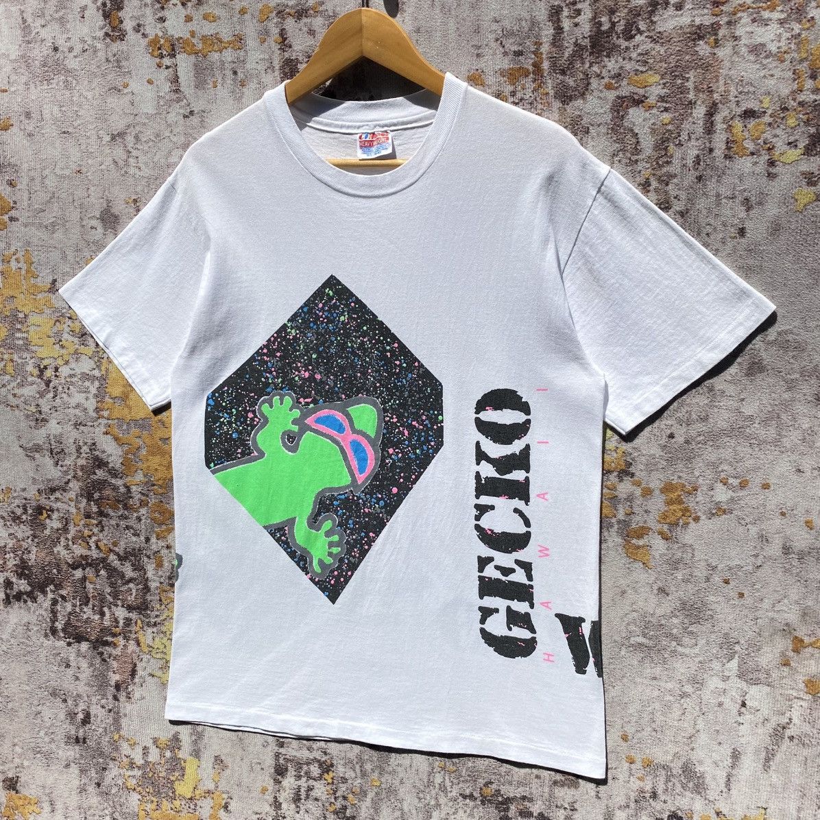 Vintage Vintage 1989 Gecko Hawaii Shirt Wild Gecko Full Print Size US M / EU 48-50 / 2 - 3 Thumbnail