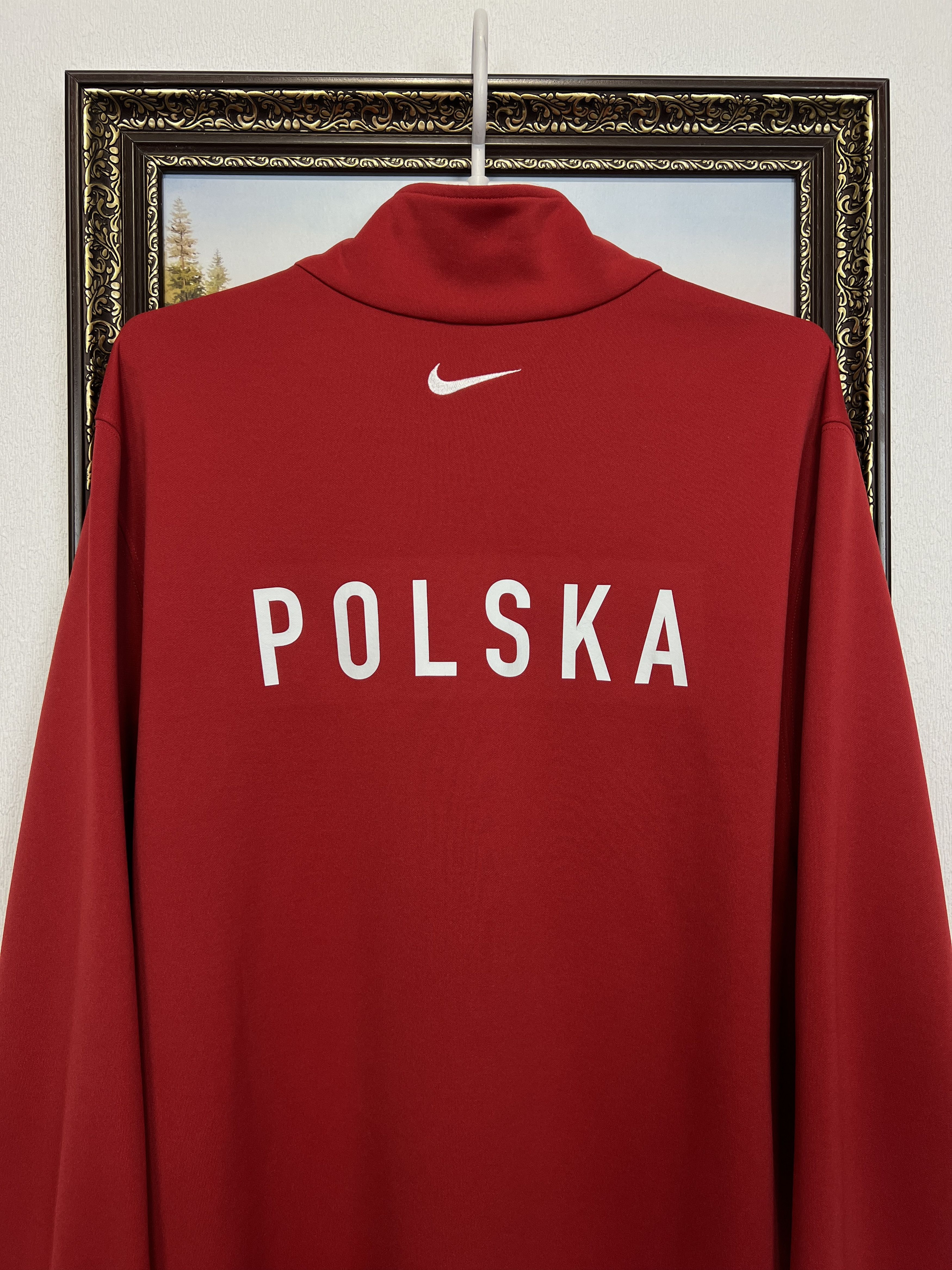 Nike Vintage Poland Football Jacket Soccer Track Top National Size US XL / EU 56 / 4 - 9 Thumbnail