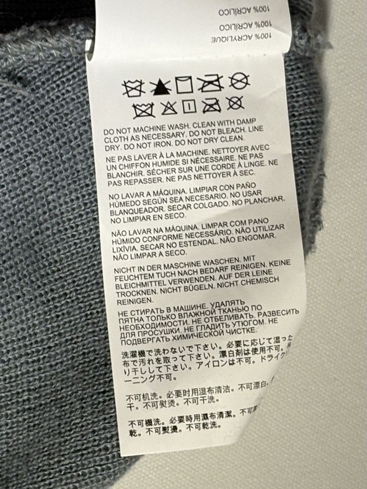 New Balance Vintage Y2K New Balance Minimal Logo Grey Winter Hat Beanie Size ONE SIZE - 8 Thumbnail