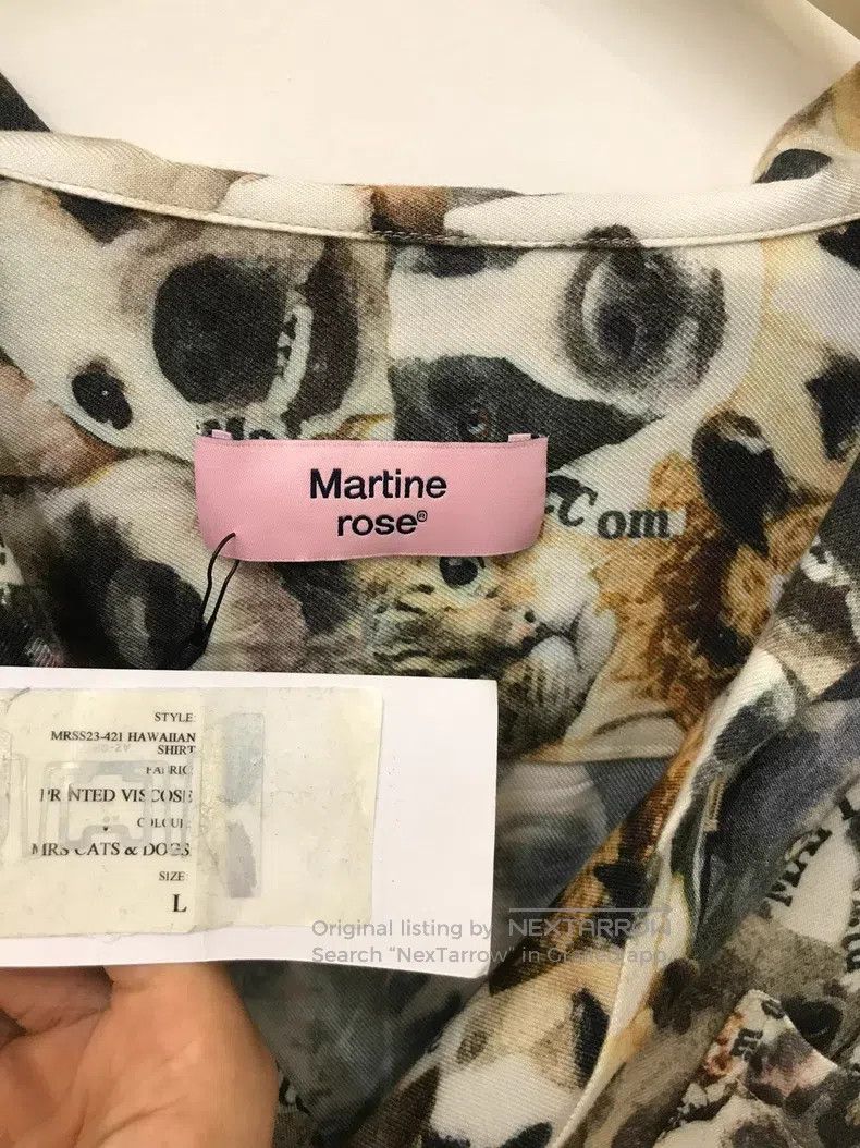 Martine Rose Martine Rose Dog short-sleeved shirt Hawaiian shirt Size US L / EU 52-54 / 3 - 4 Thumbnail