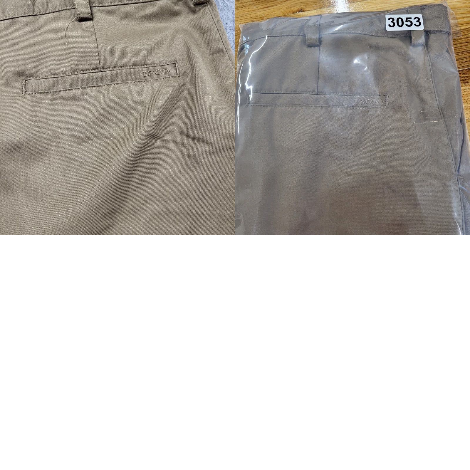 Izod IZOD Men's Golf Classix Beige Pleated Expanding Waist Shorts 36 Tan EUC Size US 36 / EU 52 - 9 Thumbnail
