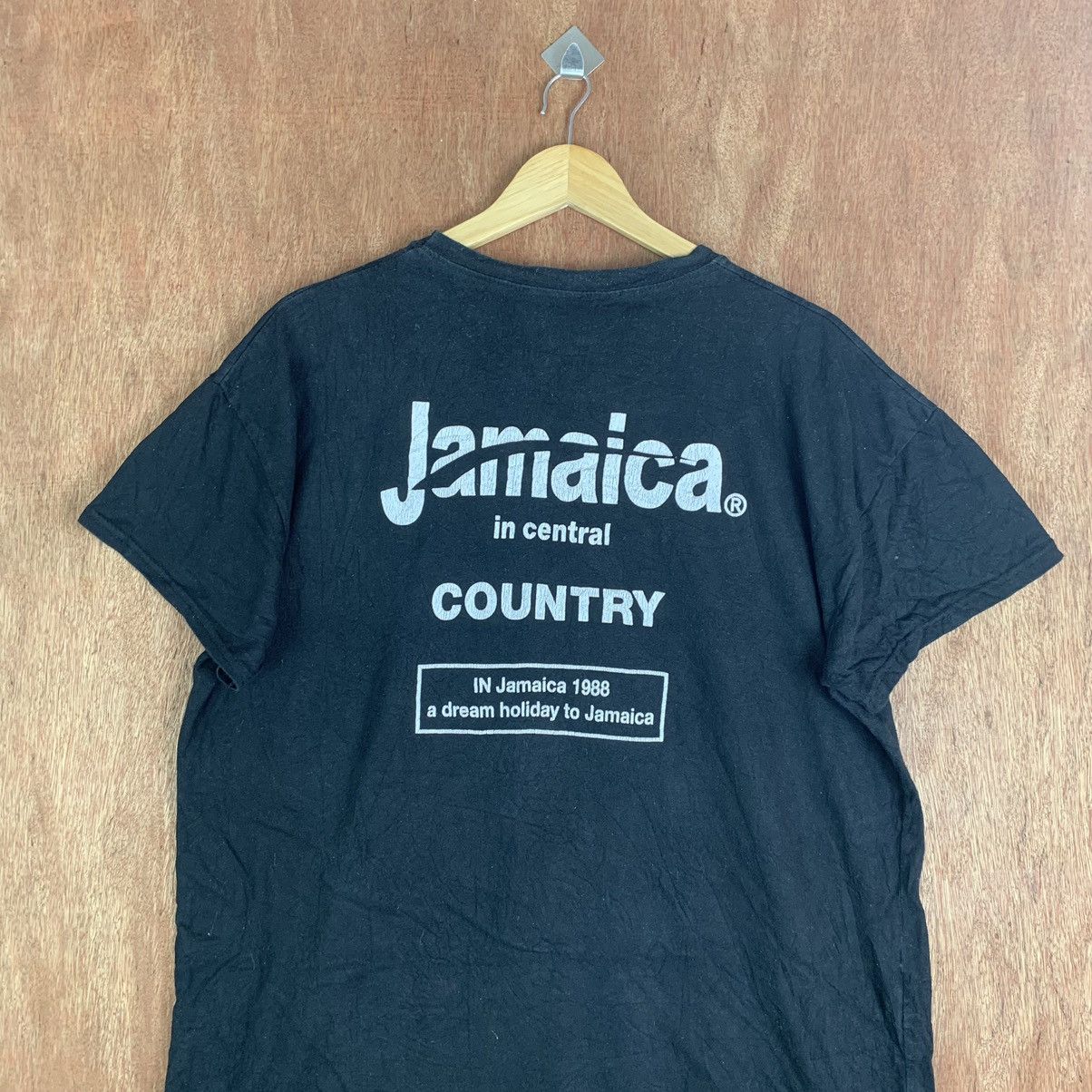 Japanese Brand × Vintage 1988 Vintage Holiday to Jamaica distressed Tshirts #K01571 Size US L / EU 52-54 / 3 - 11 Thumbnail