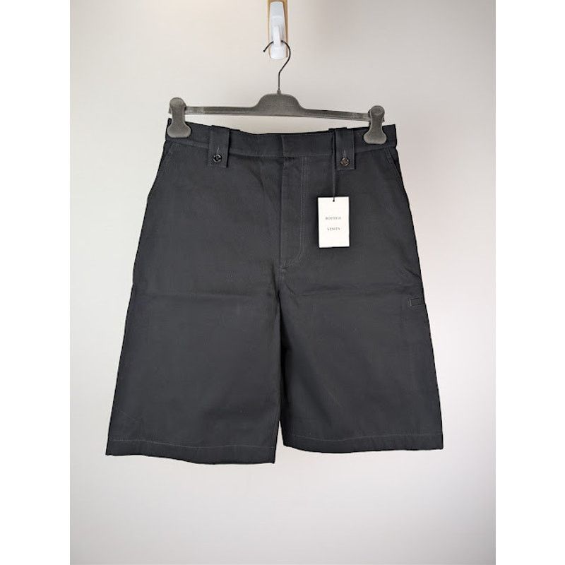Bottega Veneta o1rshd1 Q:2 / Cotton Twill Shorts in Black Size US 32 / EU 48 - 2 Thumbnail
