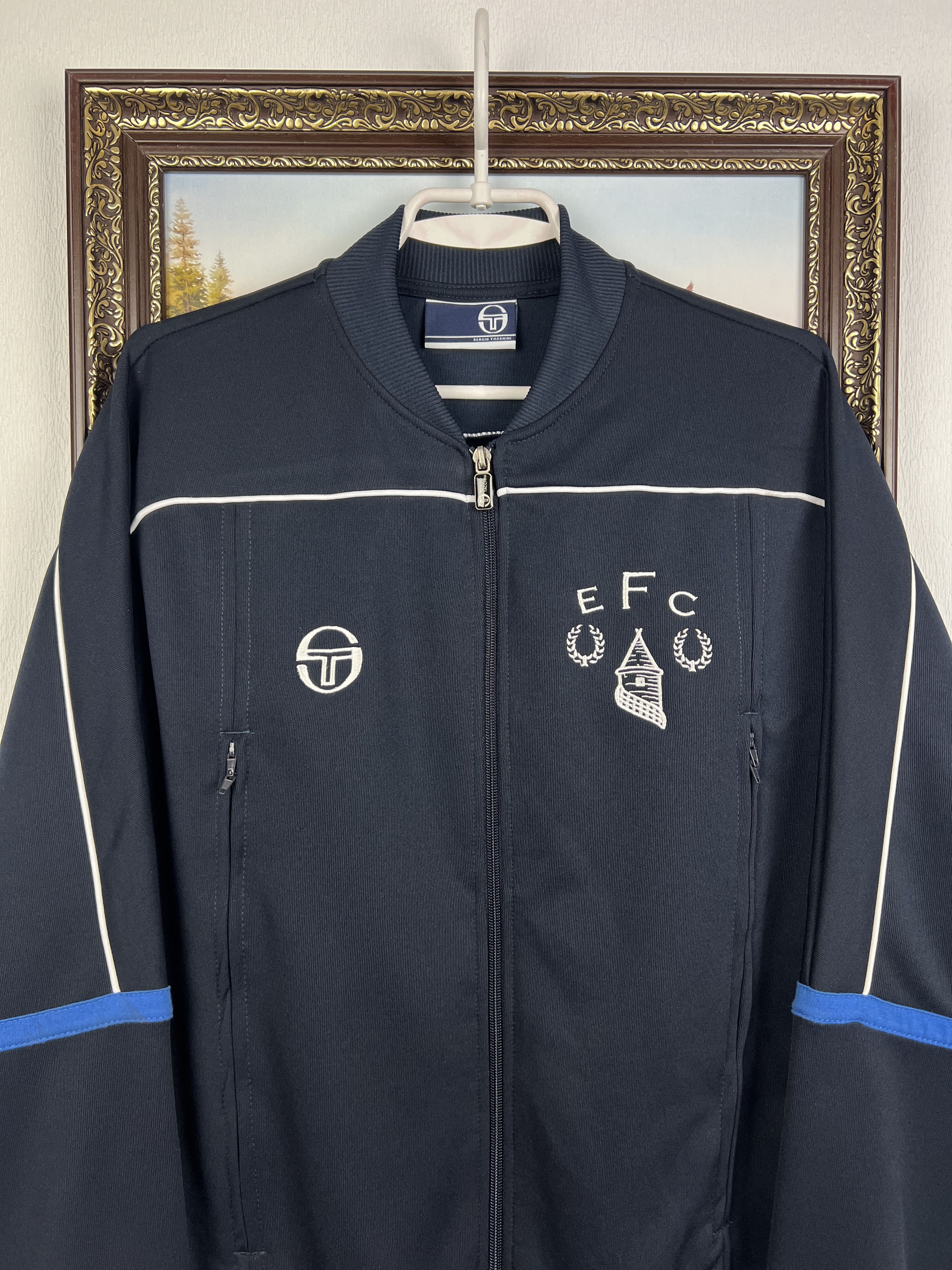 Sergio Tacchini Rare Sergio Tacchini Everton Football Jacket Soccer TrackTop Size US M / EU 48-50 / 2 - 2 Thumbnail