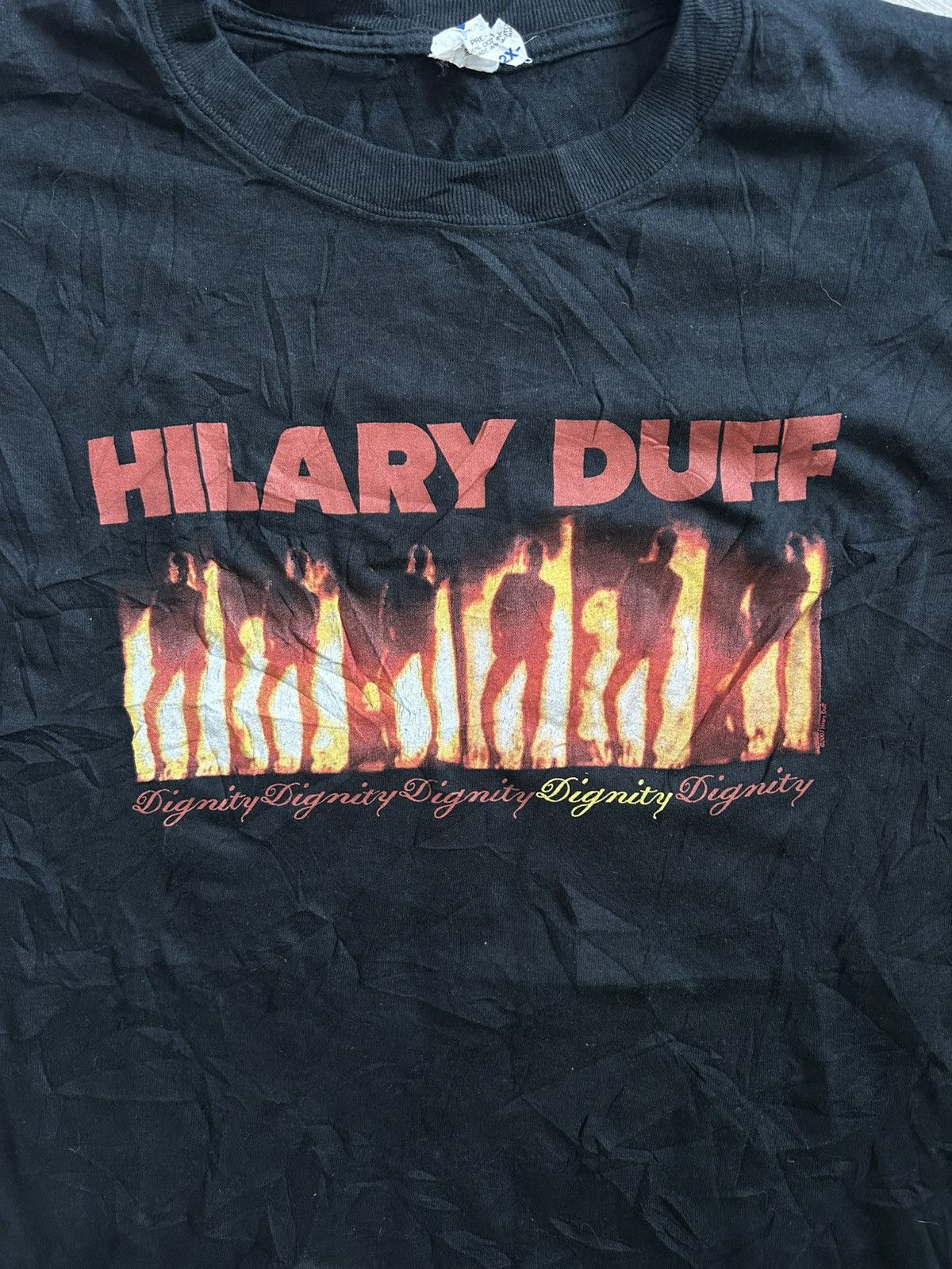 Vintage Hilary Duff Vintage T Shirt 00s Size US XXL / EU 58 / 5 - 3 Thumbnail
