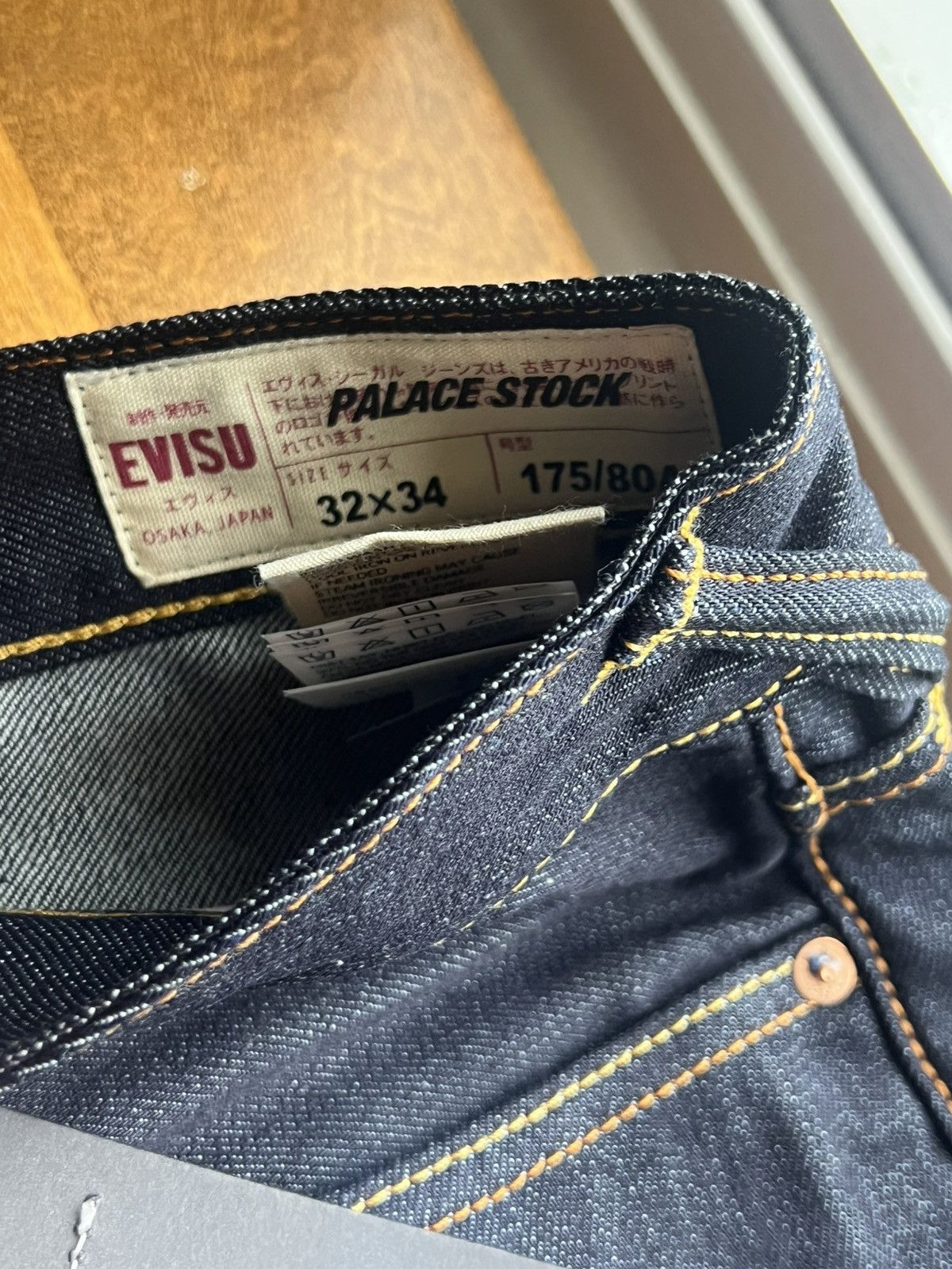 Evisu × Palace Palace Evisu Dice Raw Denim Jean Size US 32 / EU 48 - 7 Thumbnail