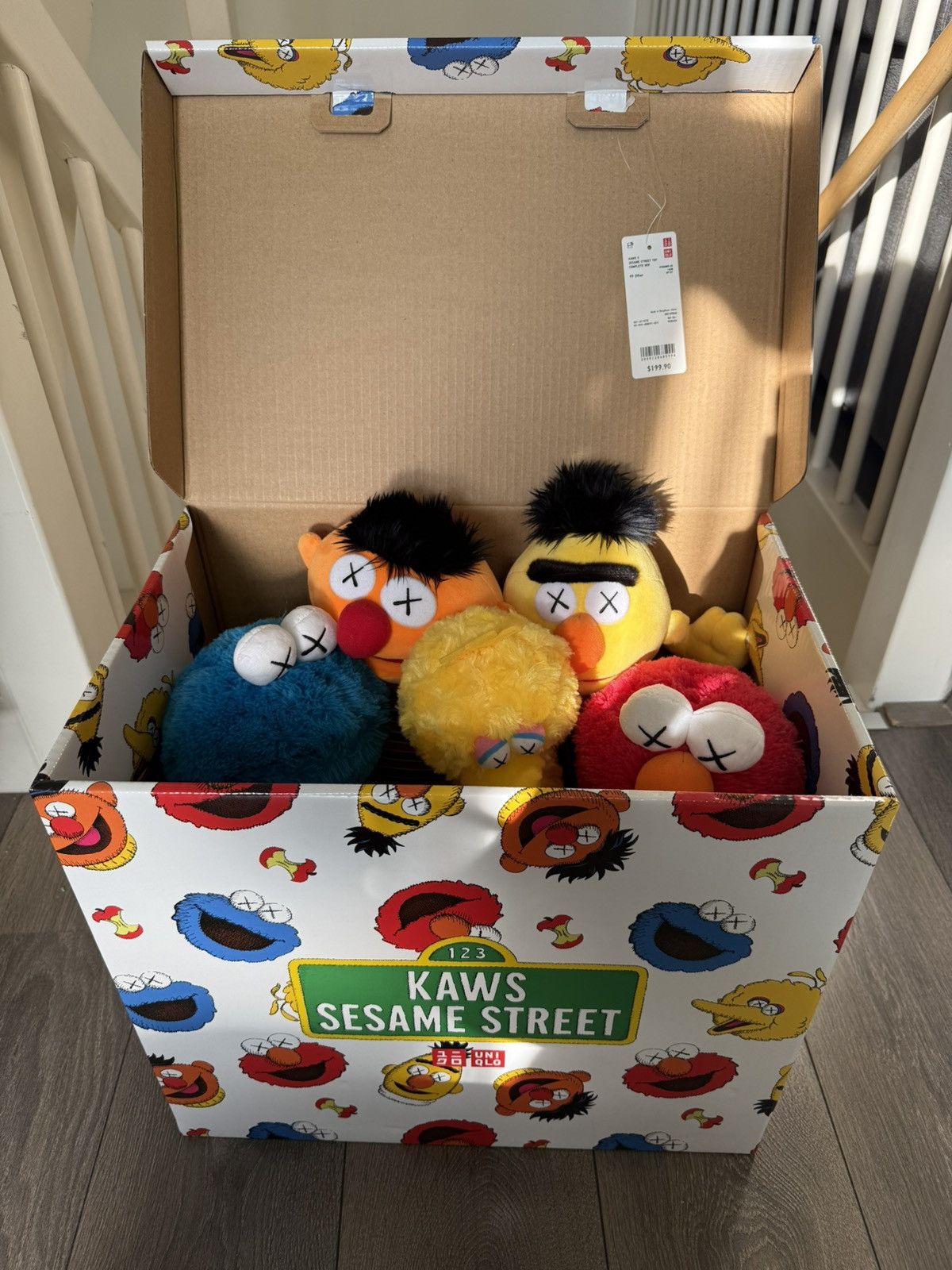 Kaws × Uniqlo Kaws x UNIQLO Sesame Street Plush Doll Complete Box set Size ONE SIZE - 1 Thumbnail