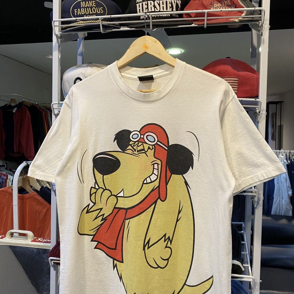 Cartoon Network Vintage 90s Wacky Races Muttley Hanna Barbera T-Shirt 1993 Size US L / EU 52-54 / 3 - 3 Thumbnail