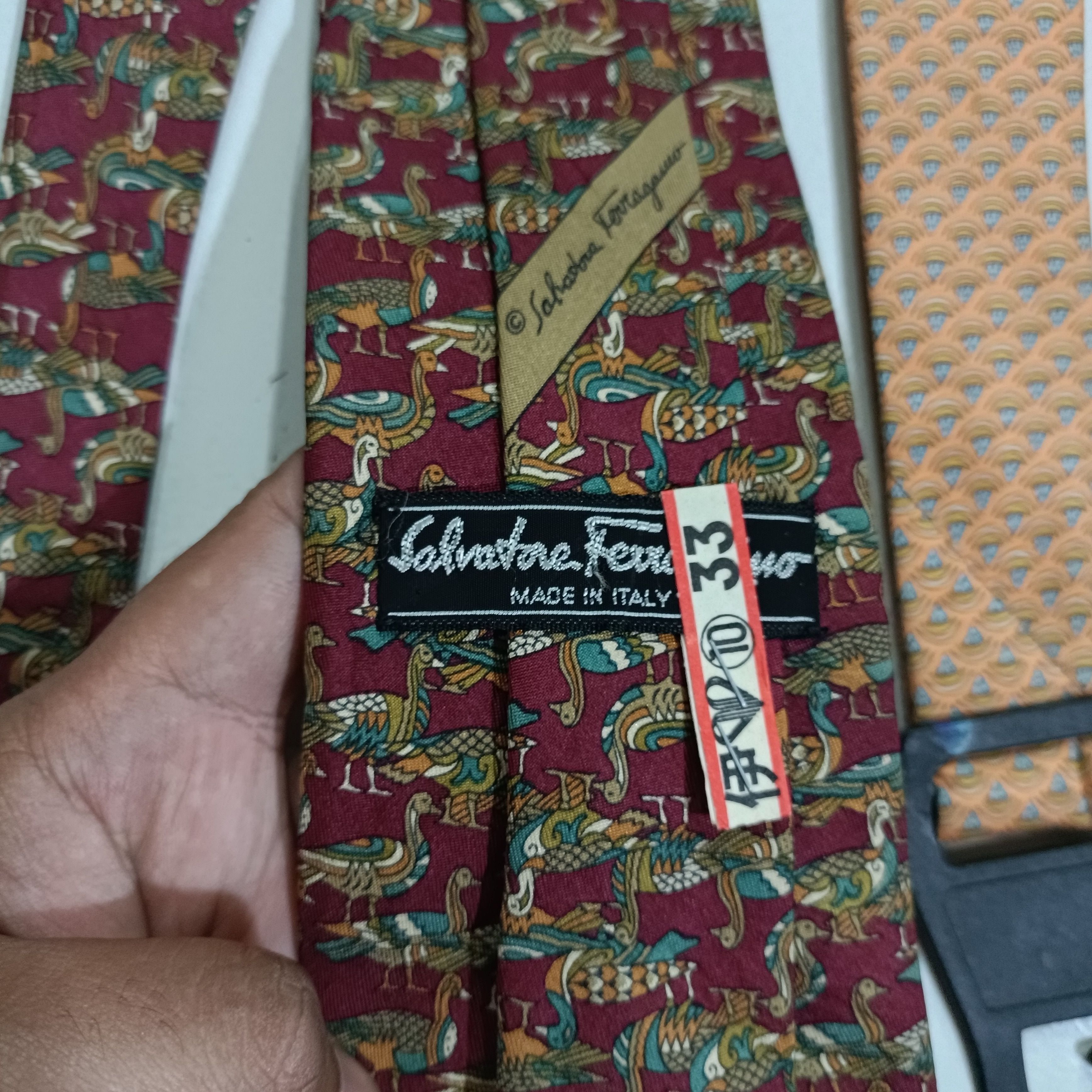 Salvatore Ferragamo Salvatore Ferragamo Tie 100% silk 2 pcs Size ONE SIZE - 8 Thumbnail