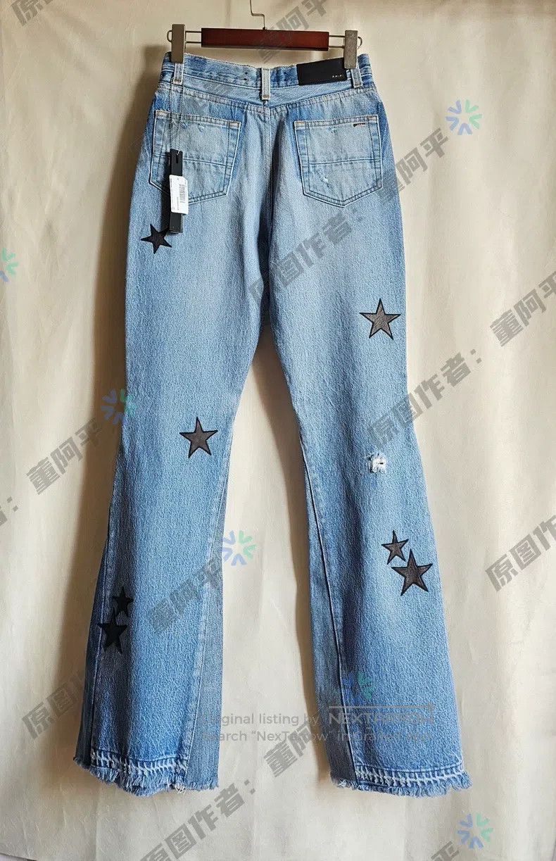 Amiri Amiri Size 25 Women's star jeans Size 25" / US 0 / IT 36 - 4 Thumbnail