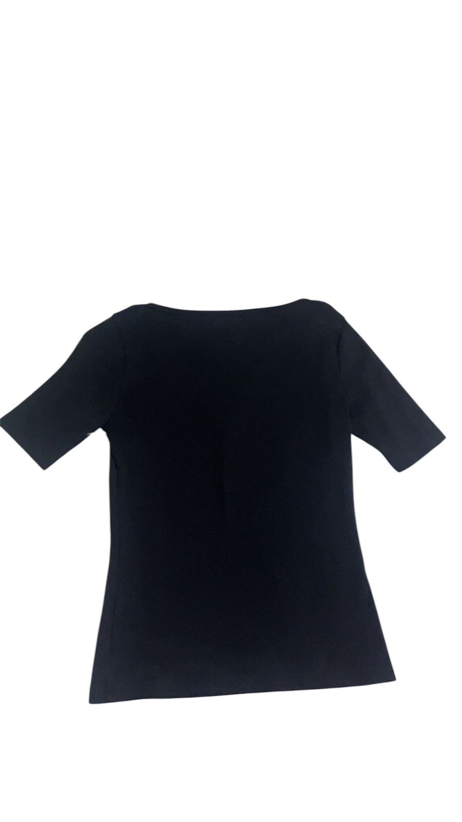 Tommy Hilfiger Tommy Hilfiger Black Fitted Tee – Size Small Size S / US 4 / IT 40 - 2 Thumbnail