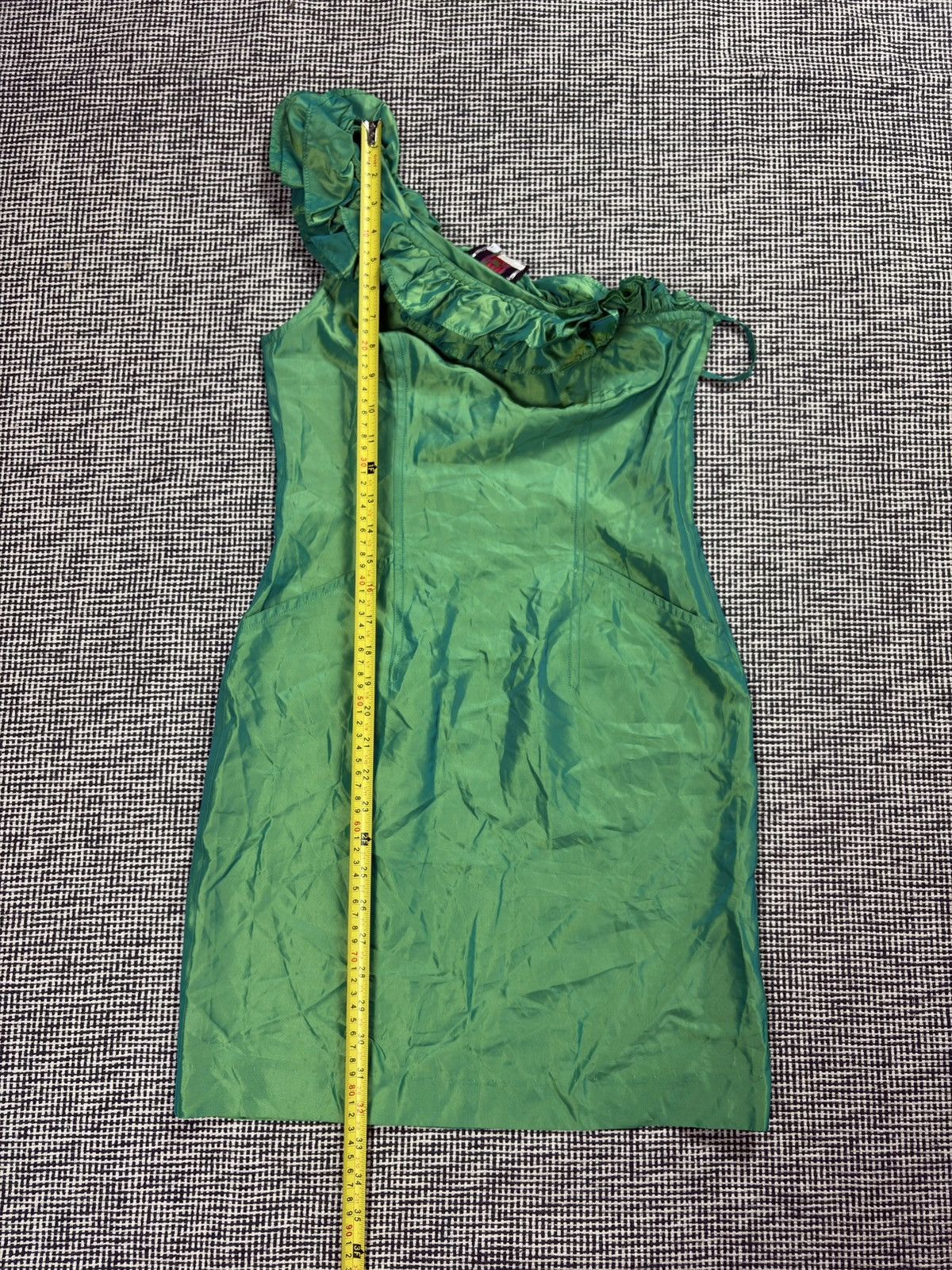 Kenzo Kenzo city avant garde asymmetrical satin dress runway Size XS / US 0-2 / IT 36-38 - 9 Thumbnail