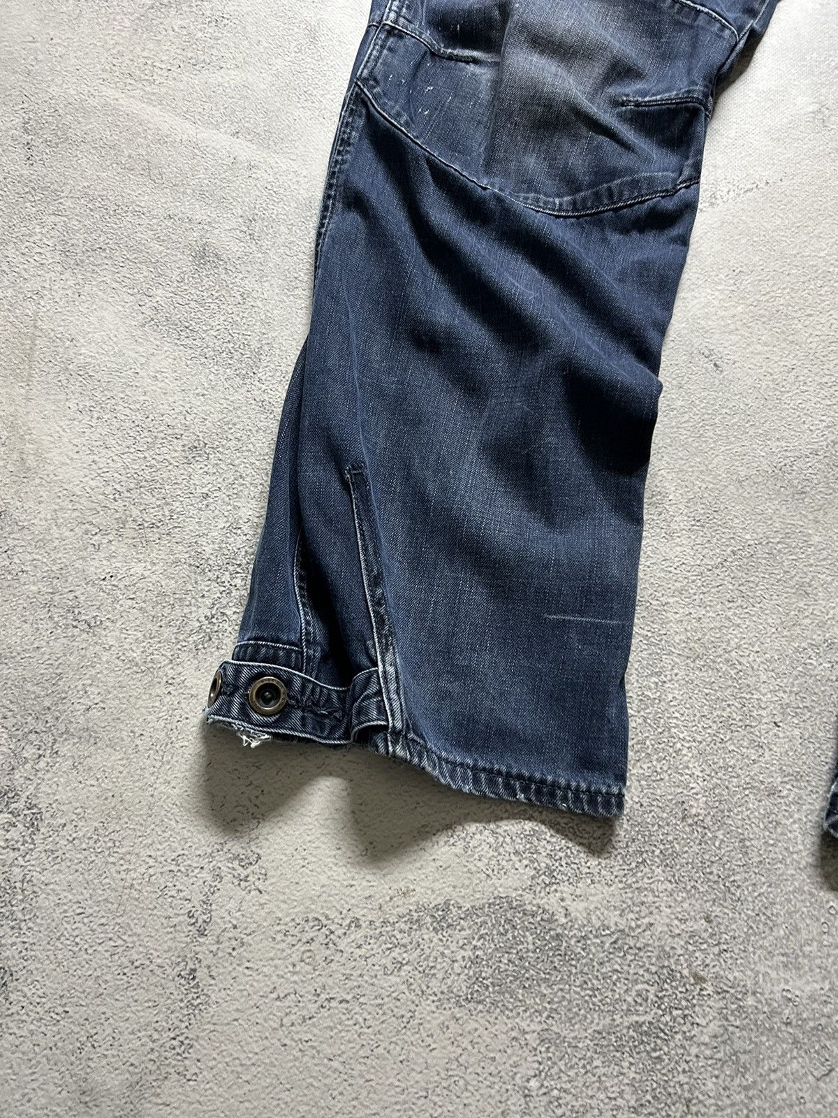 G-Star × Vintage Vintage Y2k G Star Raw 💙 Multi Pocket Denim Jeans 00’s Size US 32 / EU 48 - 9 Thumbnail