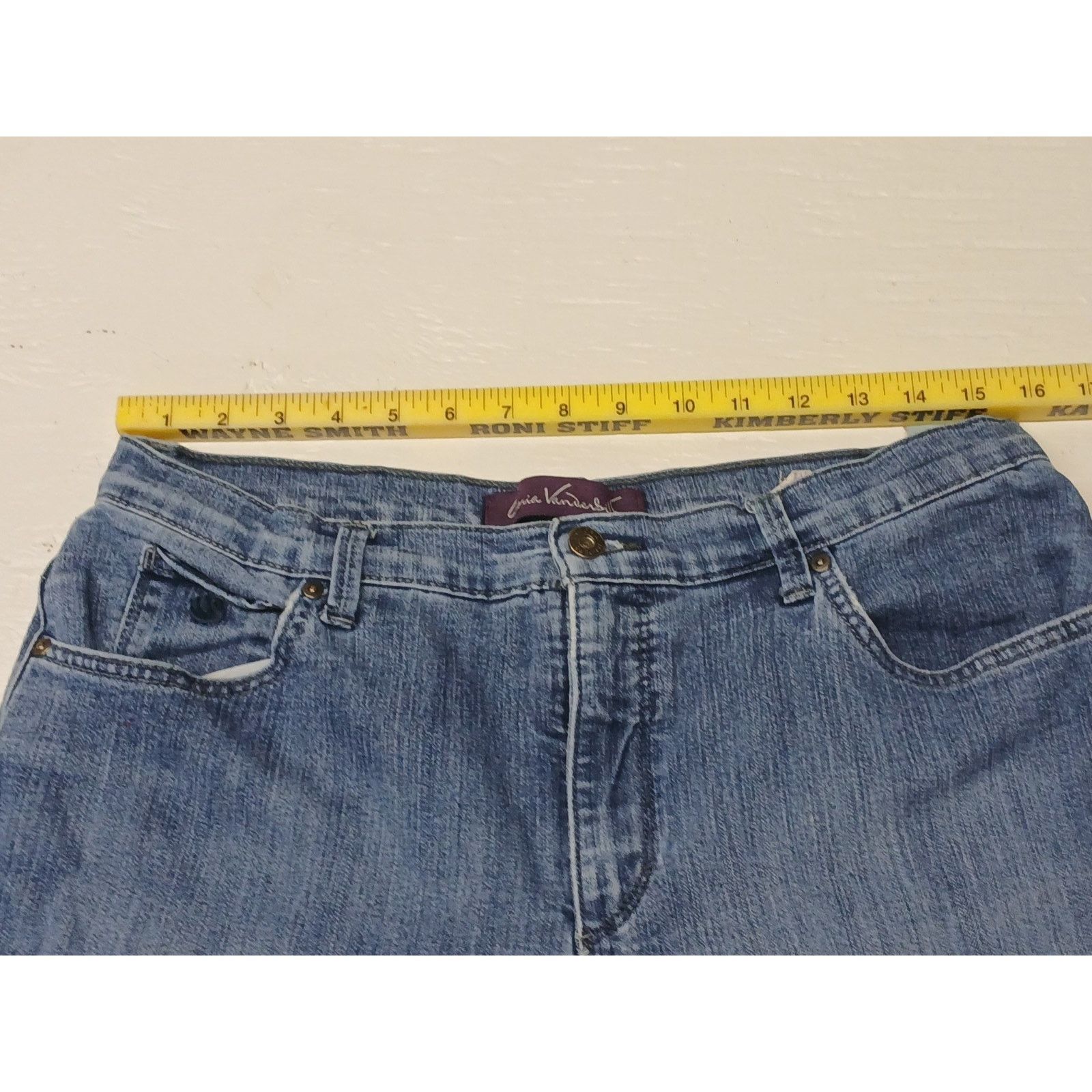 Gloria Vanderbilt Gloria Vanderbilt (12) Straight Relaxed fit Light Blue Jeans Size 34" / US 12 / IT 48 - 7 Thumbnail