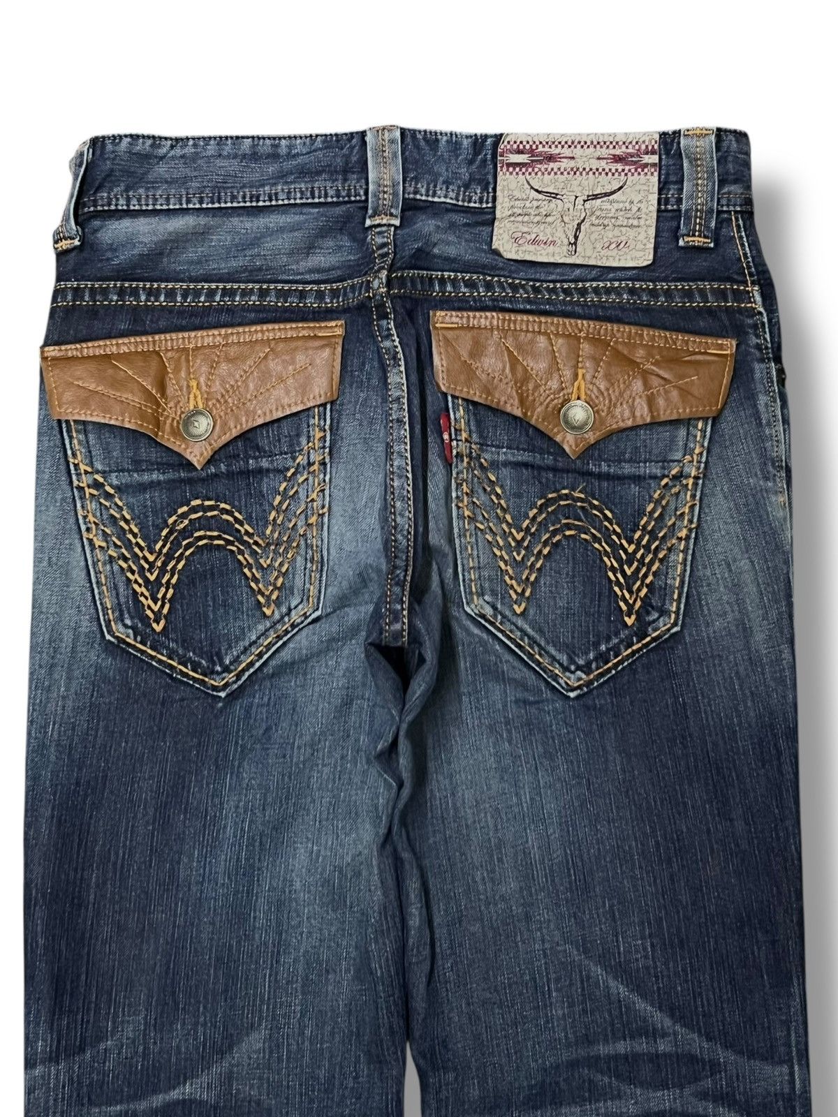 Edwin Bootcut Vintage Edwin 431XVS XXI Japan - Faded Wash Jeans Size US 32 / EU 48 - 5 Thumbnail