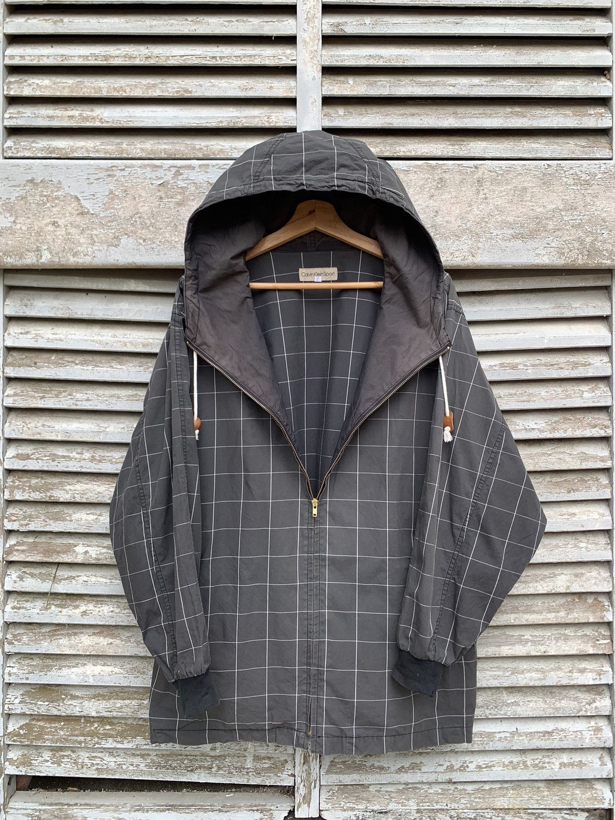Calvin Klein Calvin Klein Flannel Hooded Jacket Size US L / EU 52-54 / 3 - 3 Thumbnail