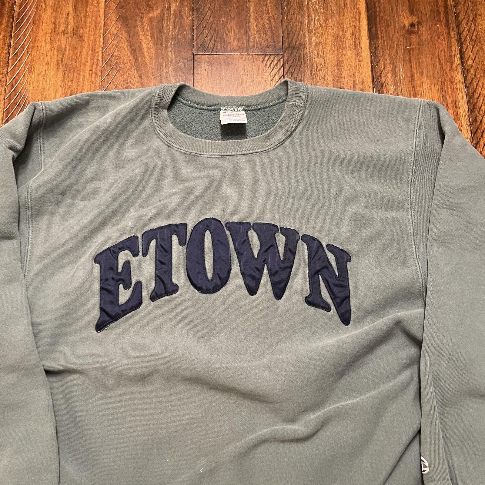 Champion Vtg Champion Reverse Weave Sweatshirt 2XL ETOWN Elizabeth Size US XXL / EU 58 / 5 - 3 Thumbnail
