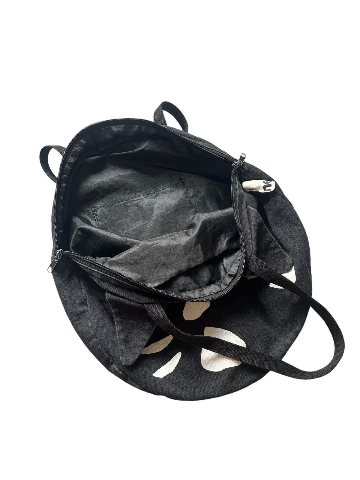 Issey Miyake Ne-Net Cat Head Canvas Zipper Tote Bag Size ONE SIZE - 8 Thumbnail