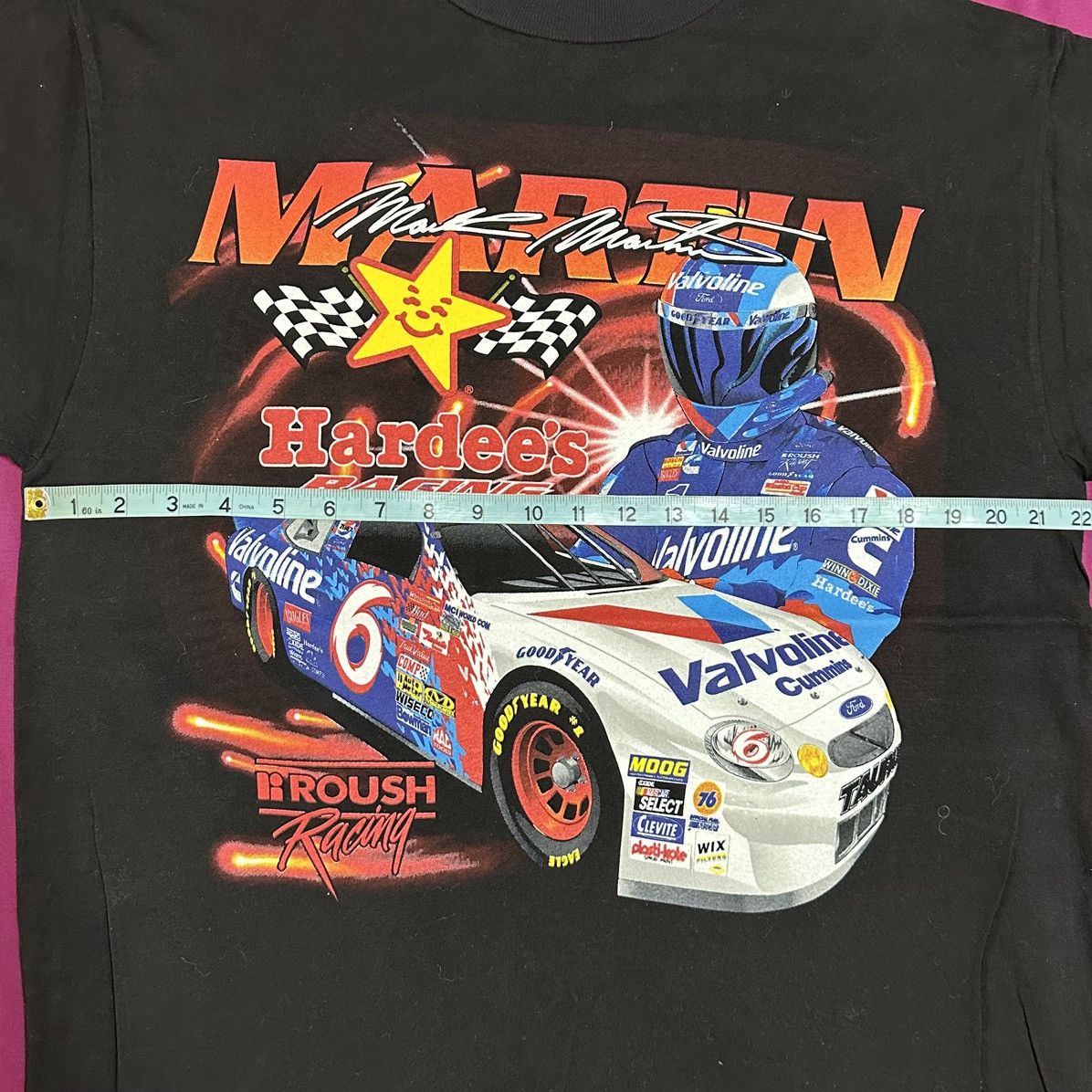 NASCAR × Vintage Vintage Mark Martin Nascar T Shirt L Size US L / EU 52-54 / 3 - 7 Thumbnail