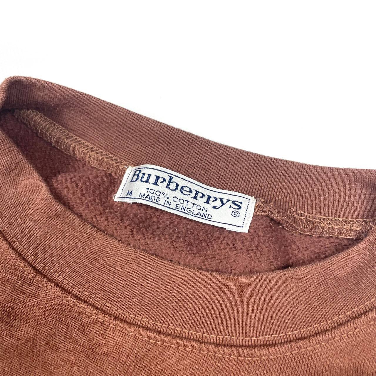 Burberry Rare Brown Burberrys Big Logo Sweatshirt Size: M - L Size US M / EU 48-50 / 2 - 7 Thumbnail