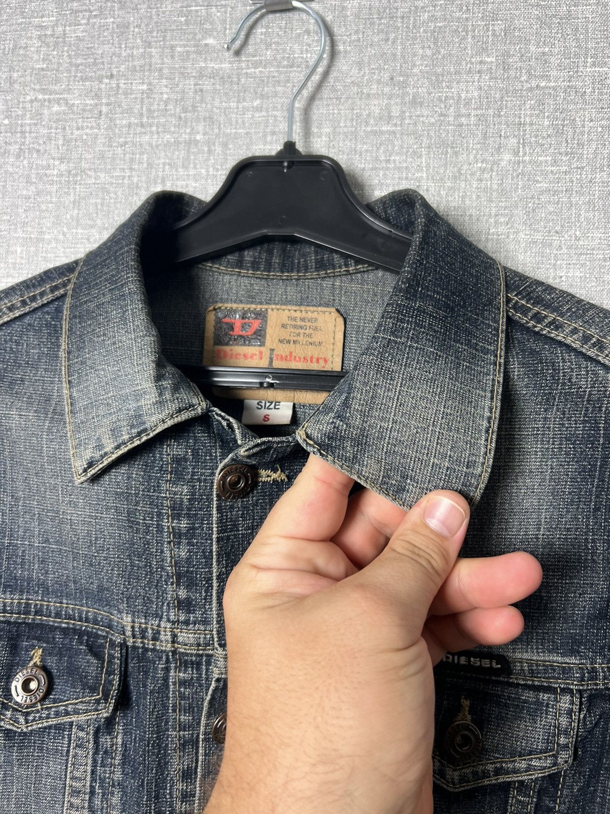 Diesel Rare Vintage Diesel Denim Jacket Women’s Size S Jean Jacket Size S / US 4 / IT 40 - 21 Thumbnail