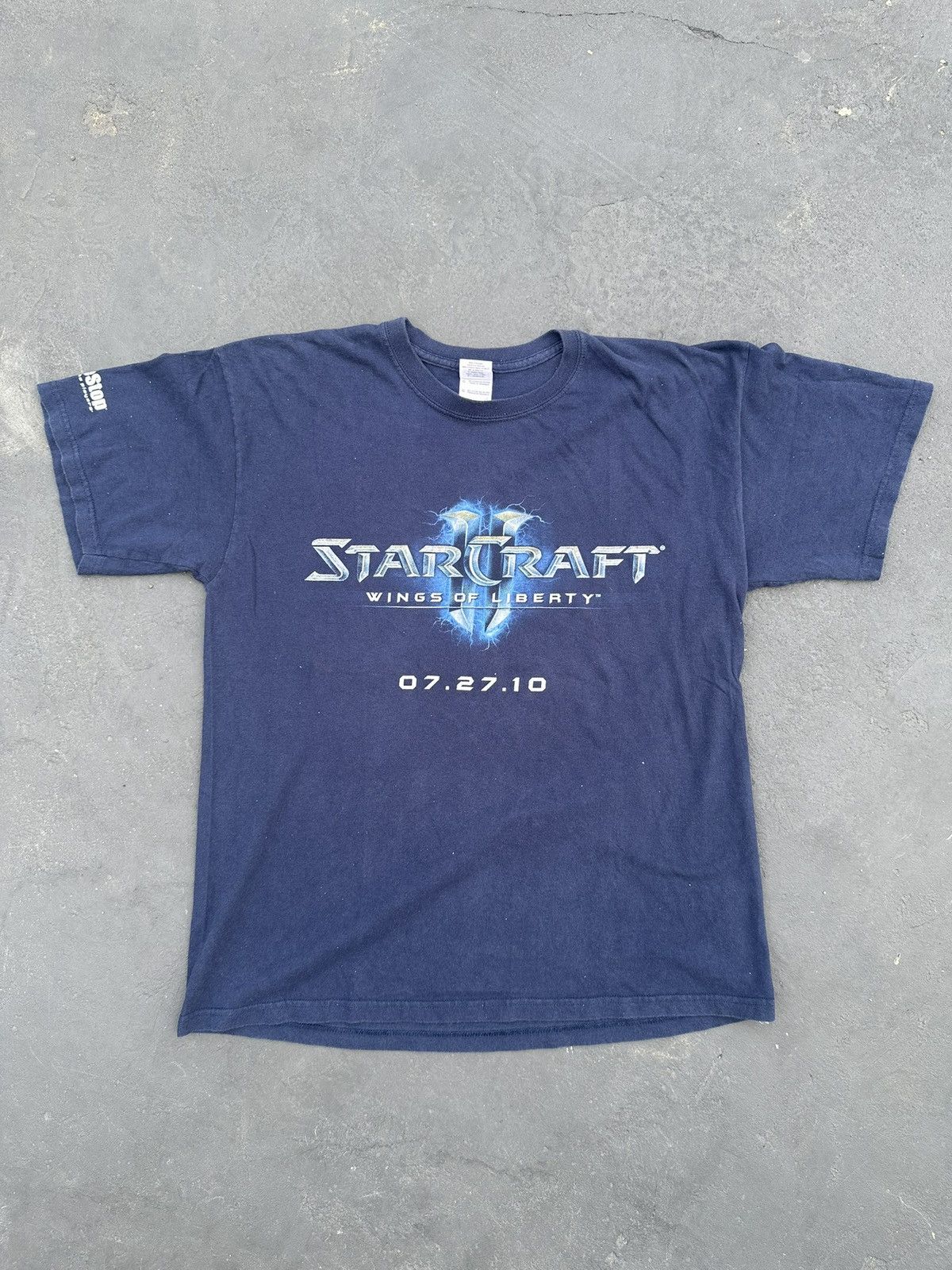 Vintage Y2K Star Craft II Wings Of Liberty Game Promo T-Shirt Size US XL / EU 56 / 4 - 1 Thumbnail