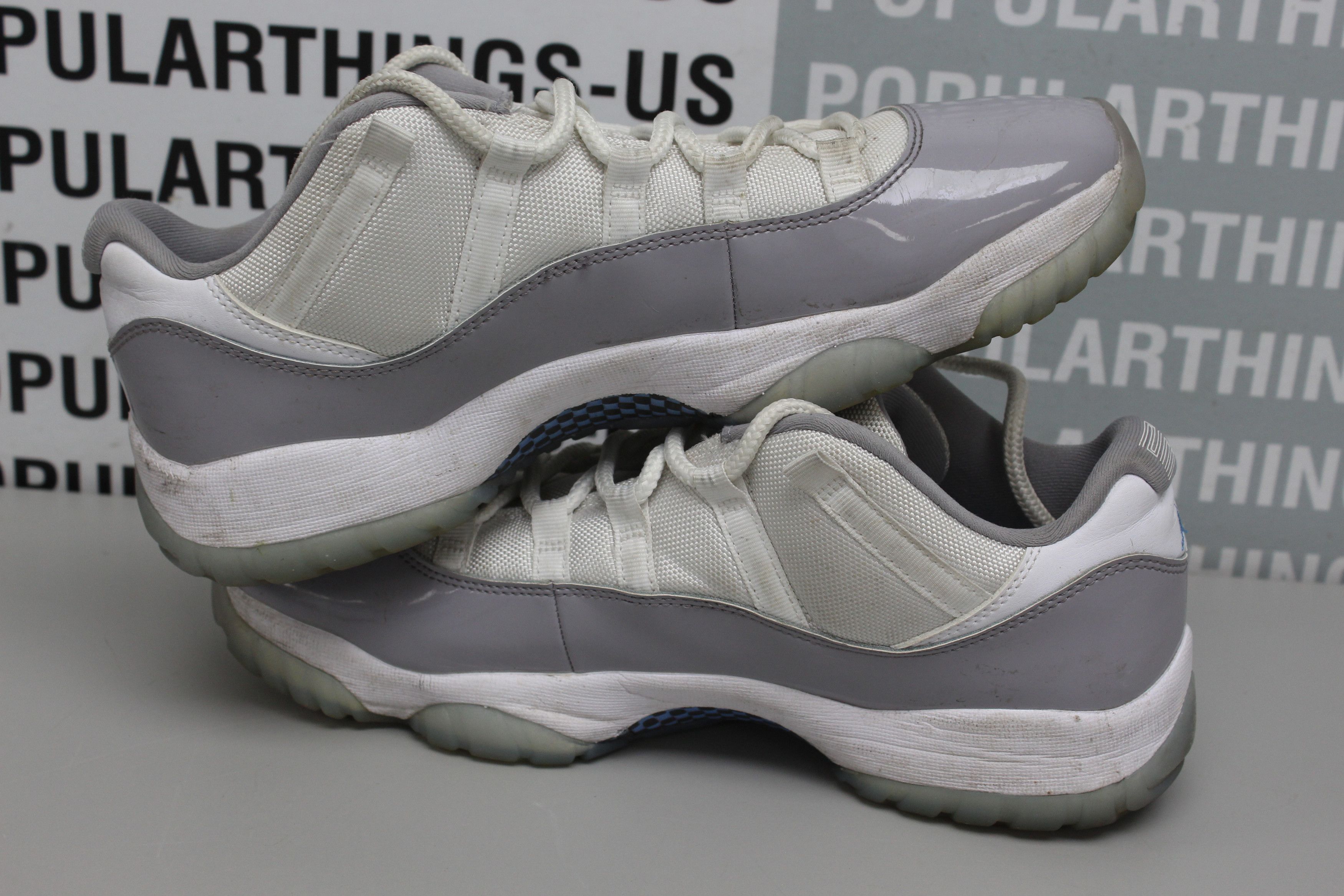 Jordan Brand Air Jordan 11 Retro Low Cement Gray Sz 11 Size US 11 / EU 44 - 3 Thumbnail