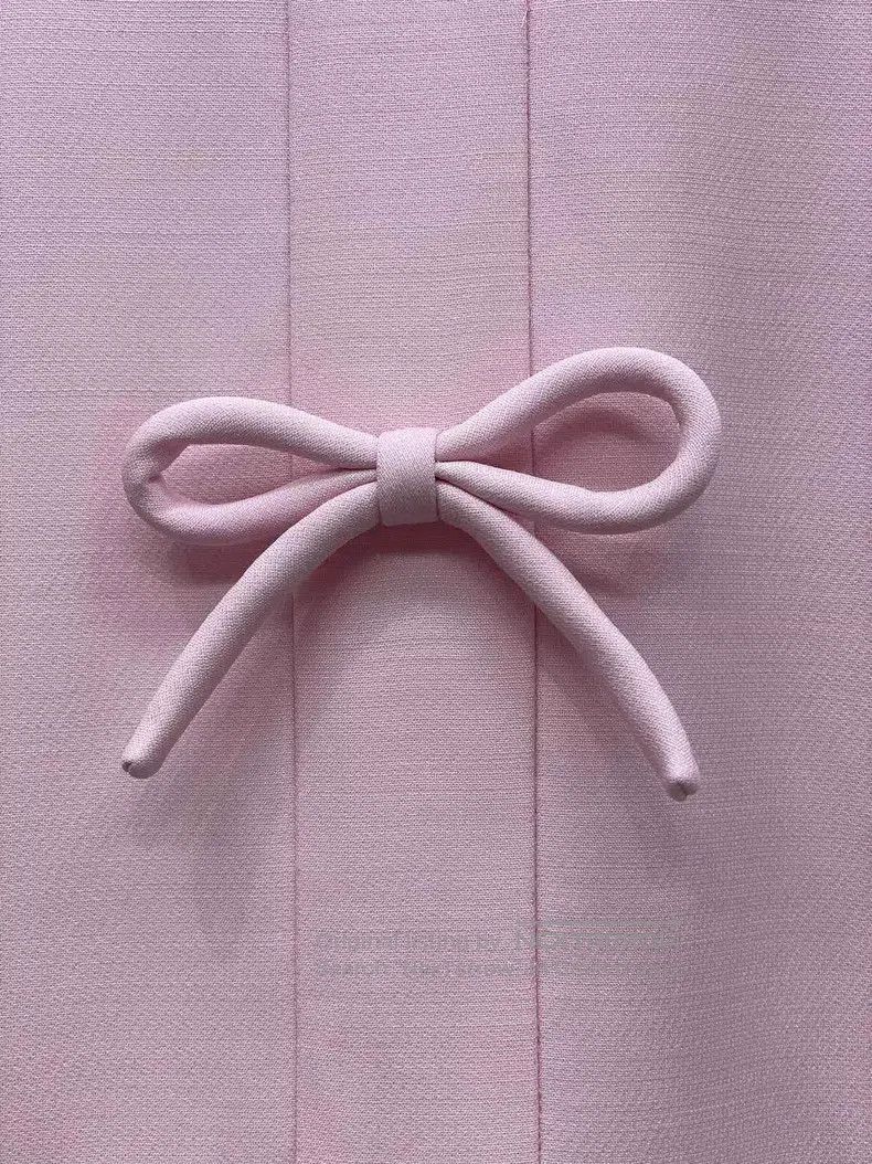 Valentino Valentino Pink bow dress Size XS / US 0-2 / IT 36-38 - 3 Thumbnail
