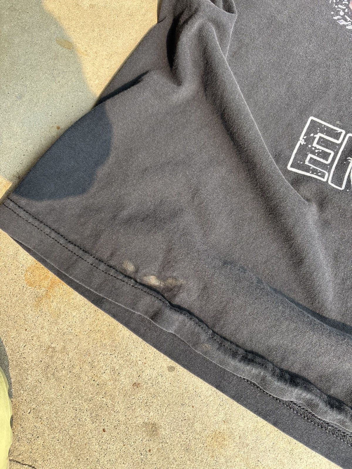 Eminem Crazy Vintage Early 2000s Eminem Boxy Rap Faded Black Tee Size US XL / EU 56 / 4 - 4 Thumbnail