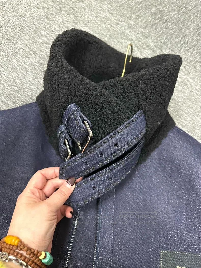 Fendi Fendi Fur Trimmed Denim Jacket, Fur and Leather Integratio Size US M / EU 48-50 / 2 - 5 Thumbnail