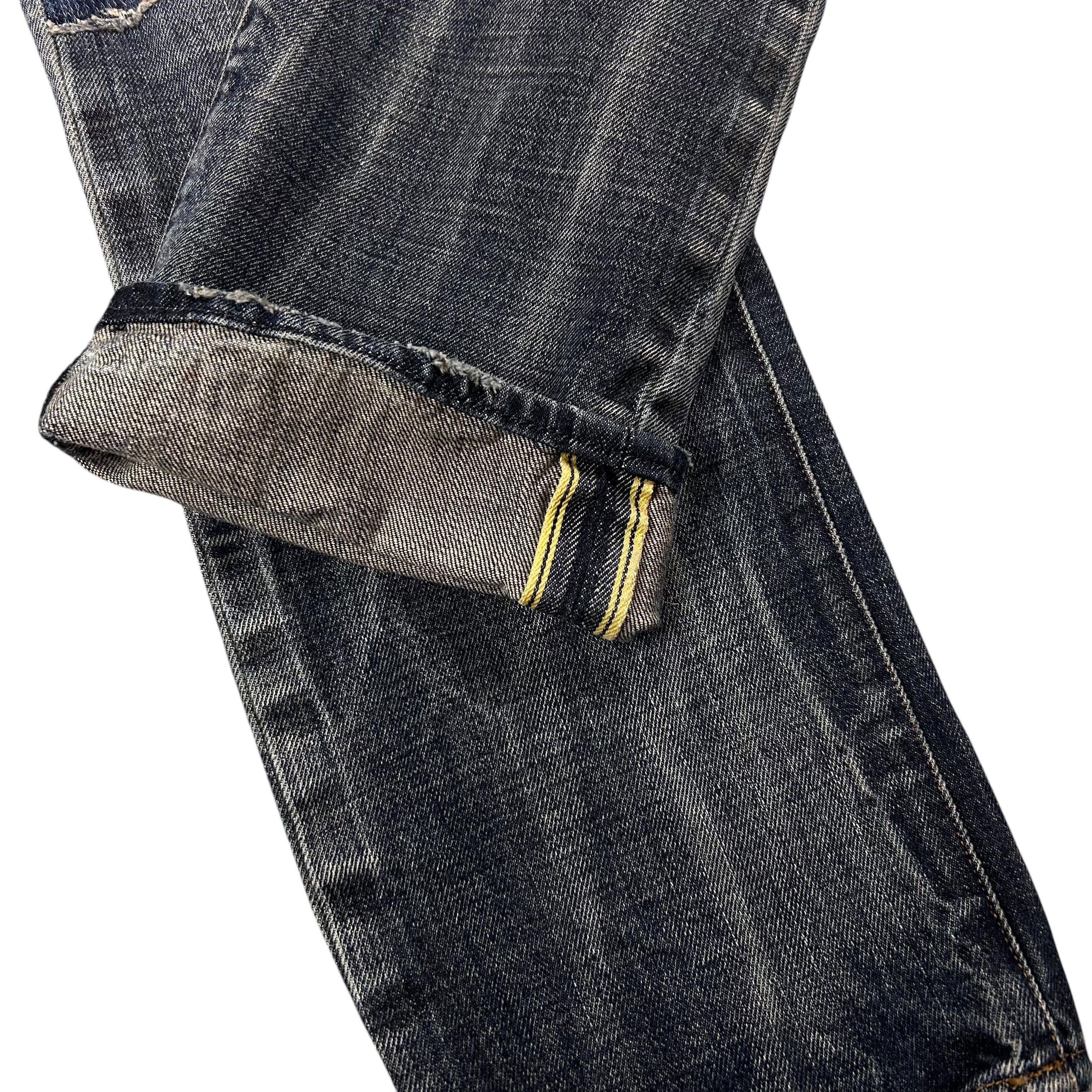 Energie Energie Selvedge Denim Regular Straight Jeans Patch W33L36 Size US 33 - 7 Thumbnail