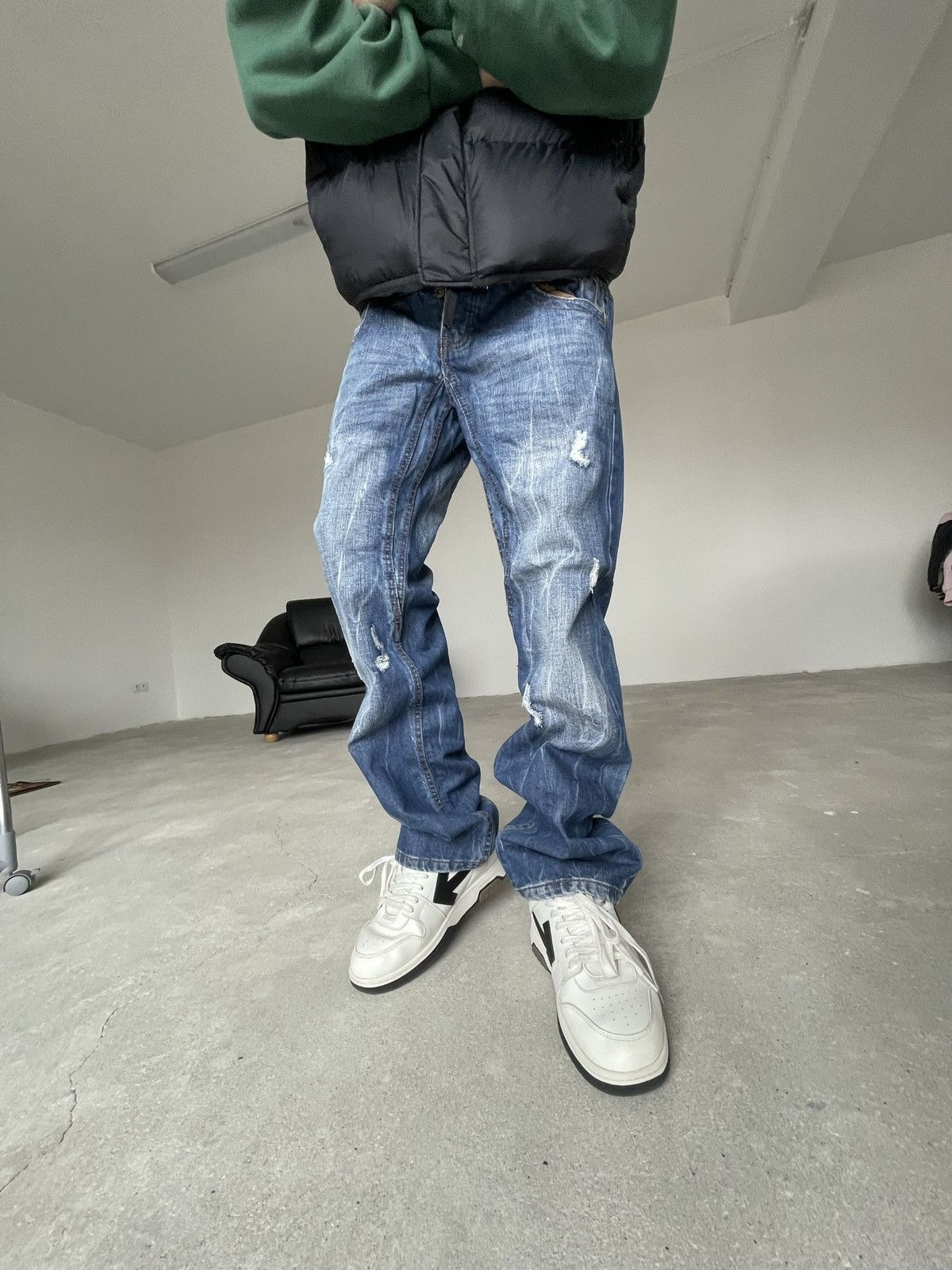Japanese Brand × Vintage Vintage Southern jeans distressed denim baggy Size US 32 / EU 48 - 2 Thumbnail