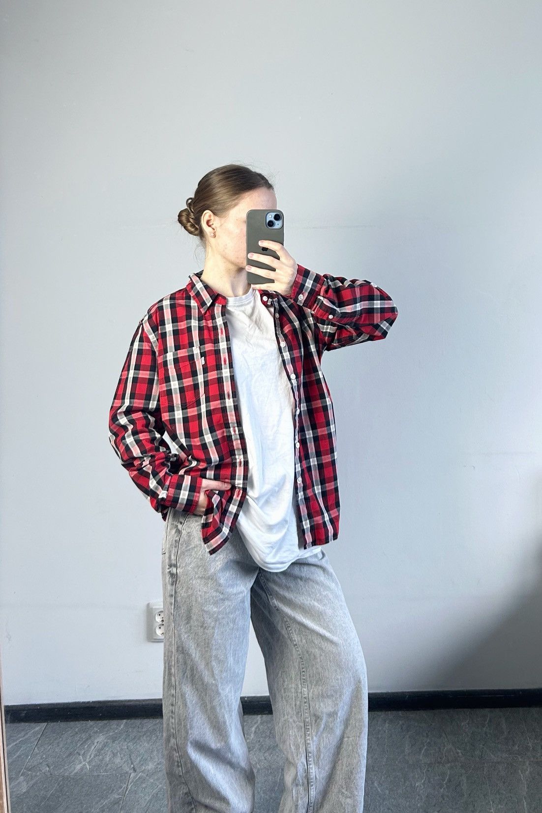 Levi's Levi’s shirt Levis LumberJack Style Sleeve Cotton RED Check Size US S / EU 44-46 / 1 - 1 Thumbnail