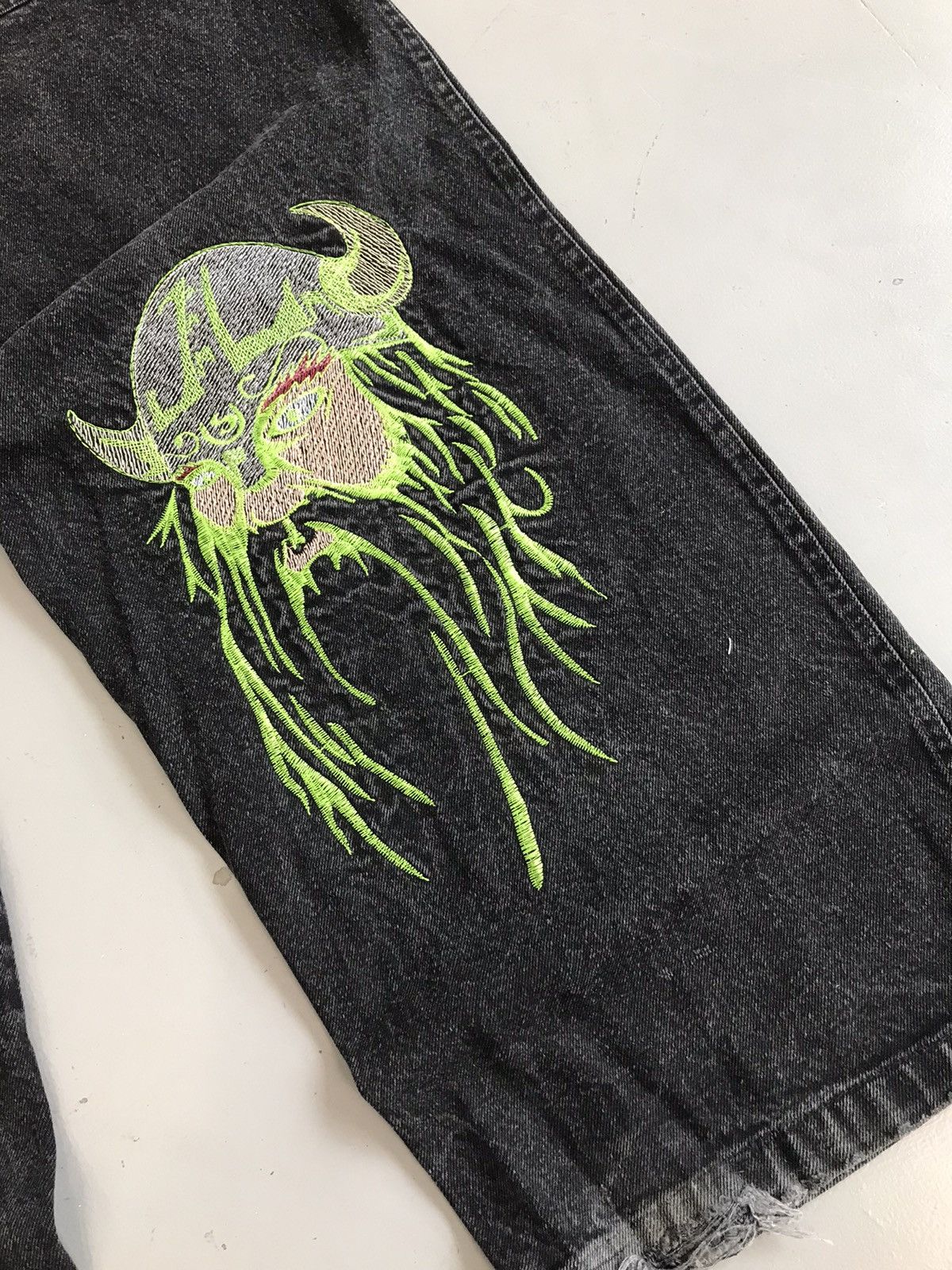 JNCO × Southpole × Vintage Super rare Vintage J & L predator embroidered denim Size US 34 / EU 50 - 9 Thumbnail