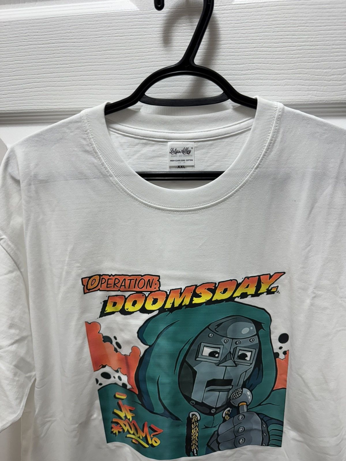 MF Doom Lotus Alley MF DOOM Doomsday Rhymesayers Album Merch White Size US XXL / EU 58 / 5 - 3 Thumbnail