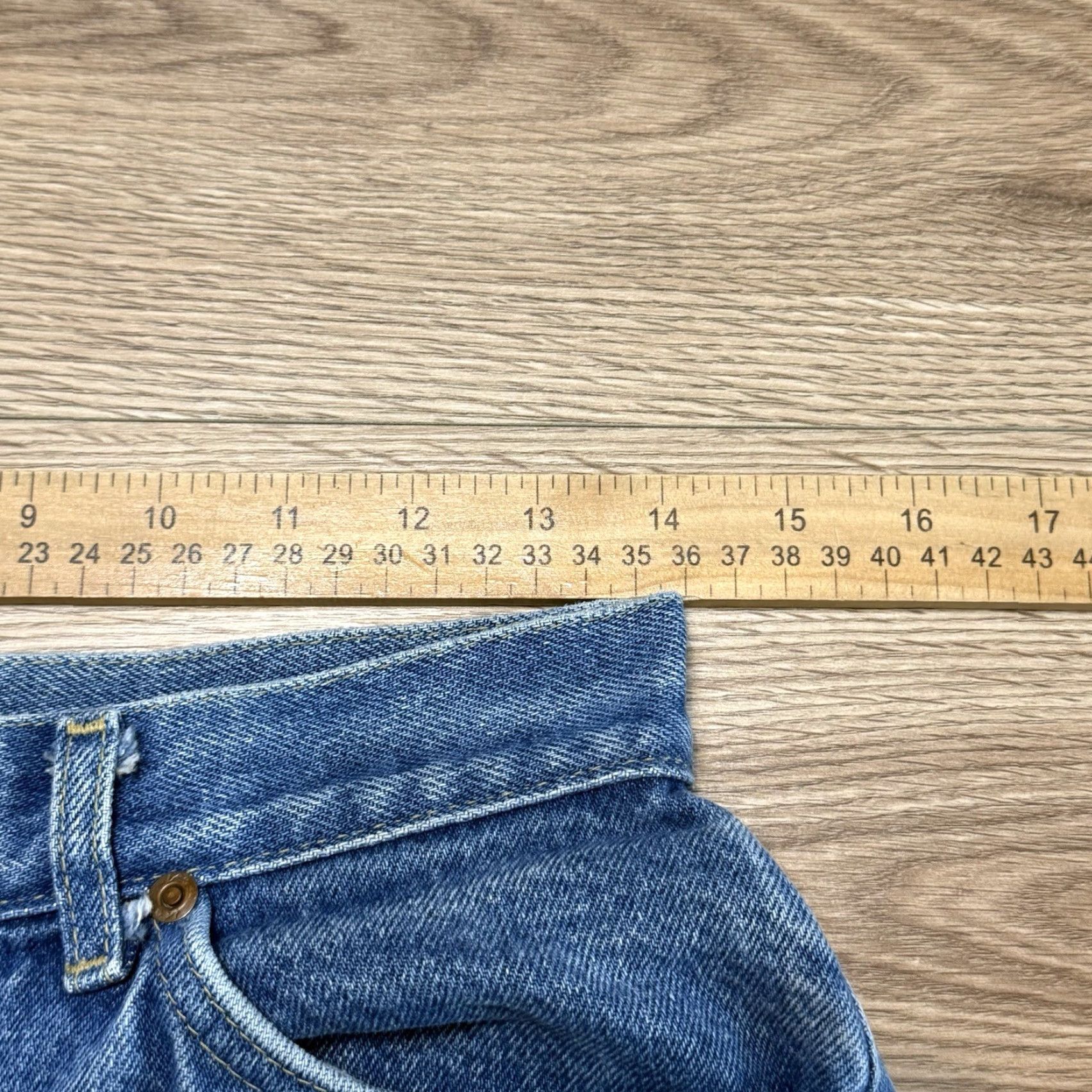 Lee Vtg Lee Riders Jeans Women’s 14M Made In USA Blue Denim Straight 31in Inseam Womens Jeans Size 36" / US 14 / IT 50 - 4 Thumbnail