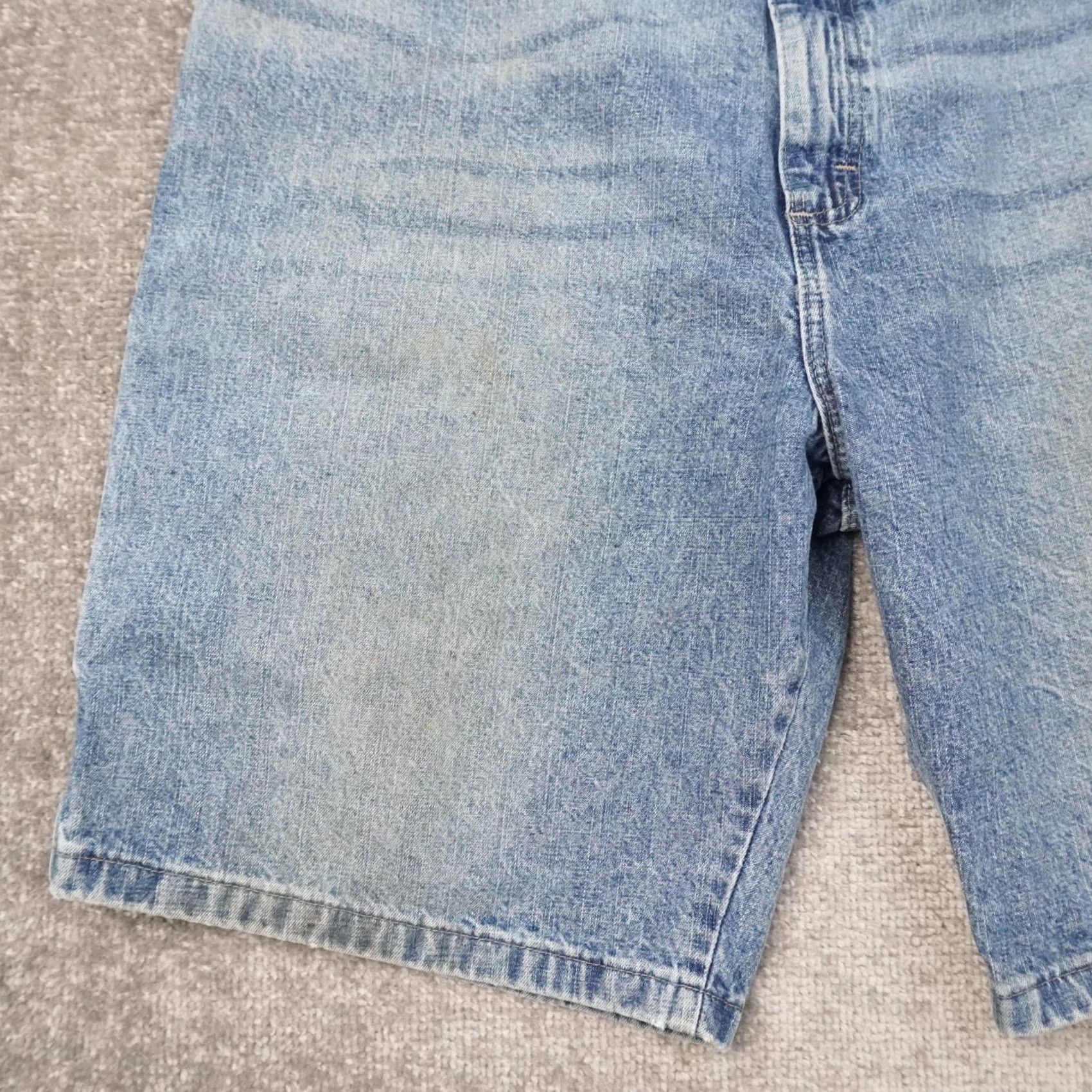 Wrangler Wrangler Cargo Mens 38x10 Blue Denim Medium Wash Shorts Size US 38 / EU 54 - 6 Thumbnail