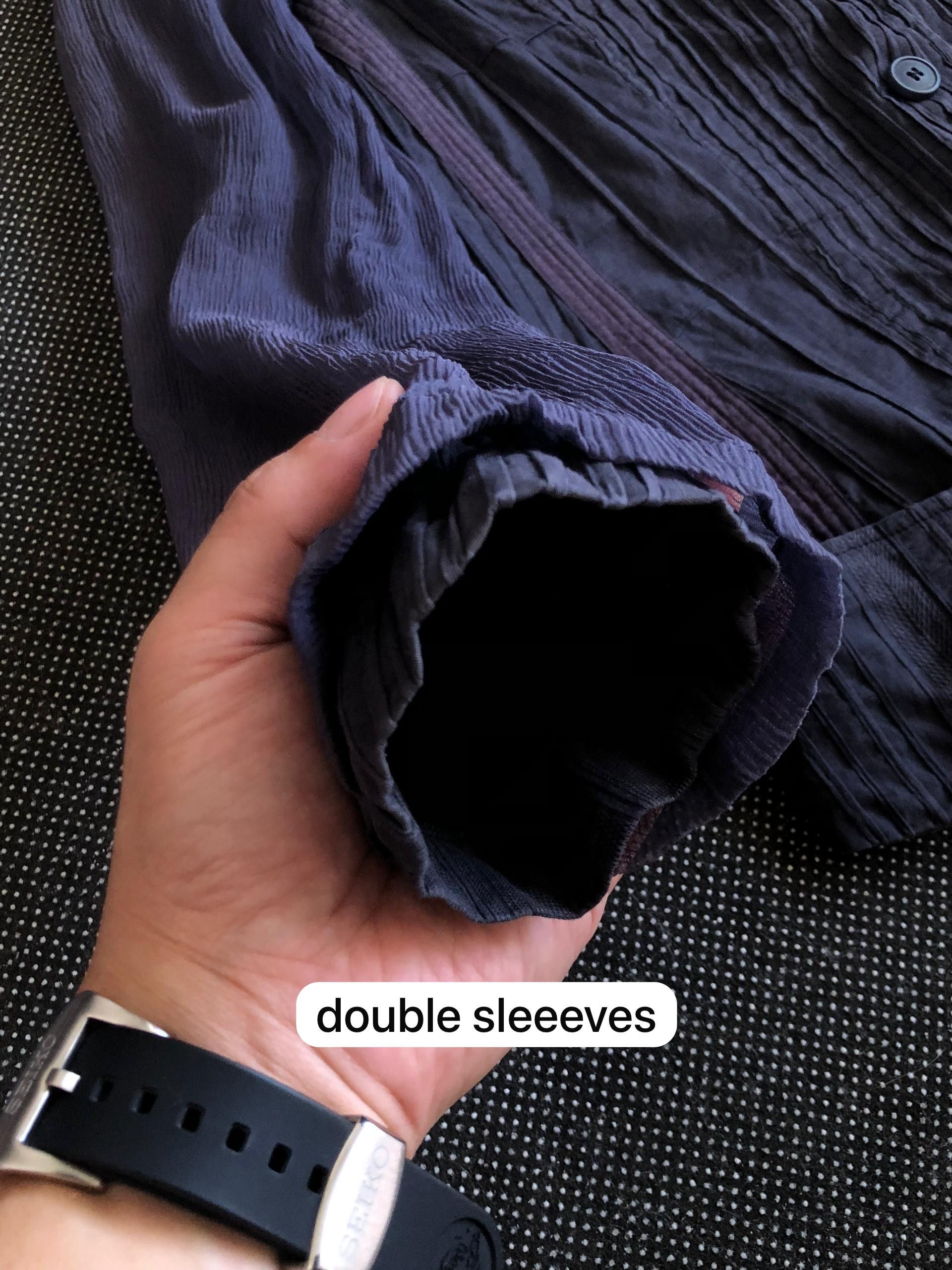 Dries Van Noten RARE🔥VINTAGE DVN DOUBLE SLEEVES TISSUED RAYON BLEND JACKET Size S / US 4 / IT 40 - 12 Thumbnail