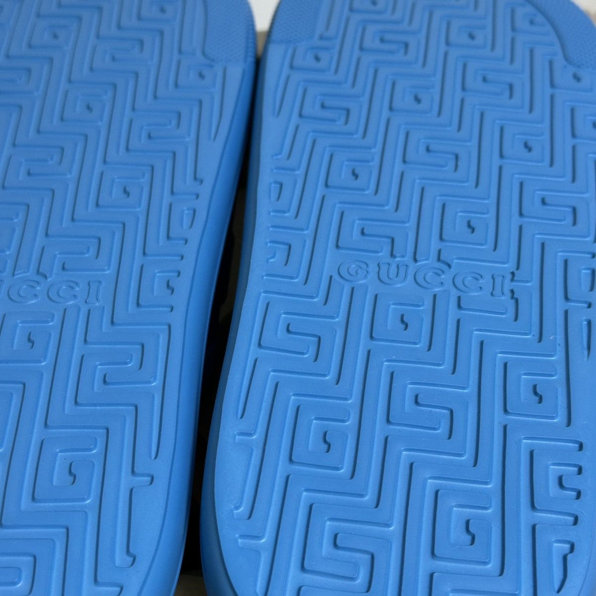 Gucci GUCCI slide sandal GG blue NEW size 9 Size US 9 / EU 42 - 6 Thumbnail