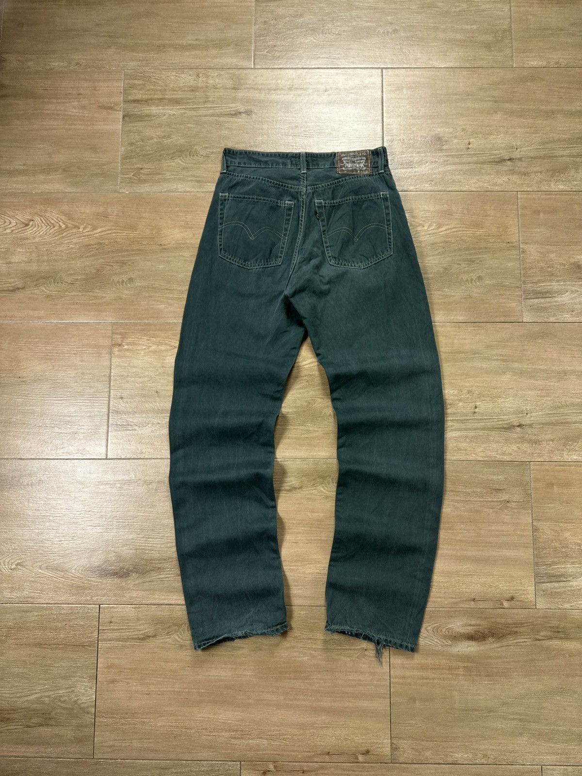 Levi's × Vintage Vintage 90s Levi's 401 Distressed Jeans Size US 32 / EU 48 - 1 Thumbnail