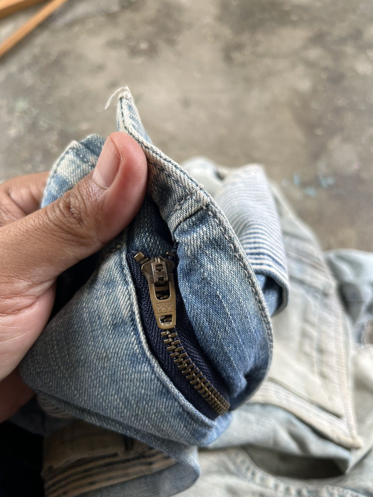 Blue Blue Japan × Japanese Brand × Vintage 🔥Blue Blue Japan Bushpants Custom Shorts Denim Pants Size US 31 - 7 Thumbnail
