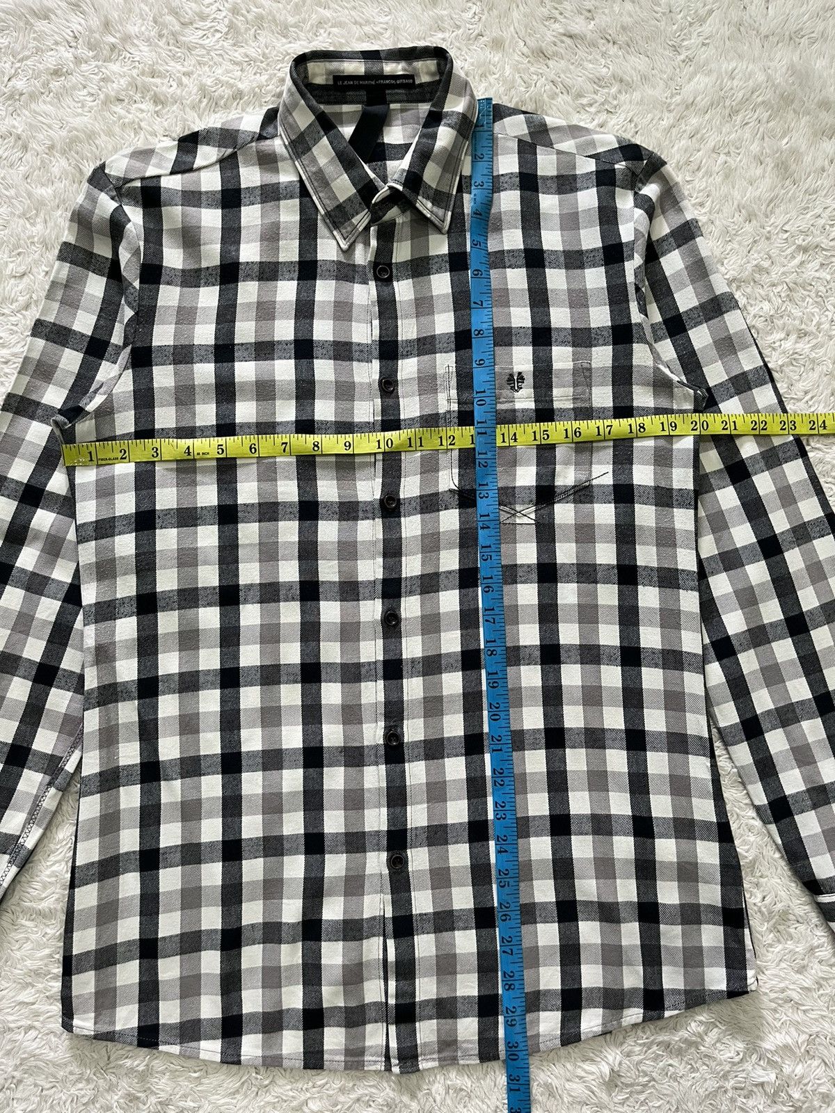 Marithe + Francois Girbaud marithe francois girbaud plaid design shirt Size US M / EU 48-50 / 2 - 7 Thumbnail