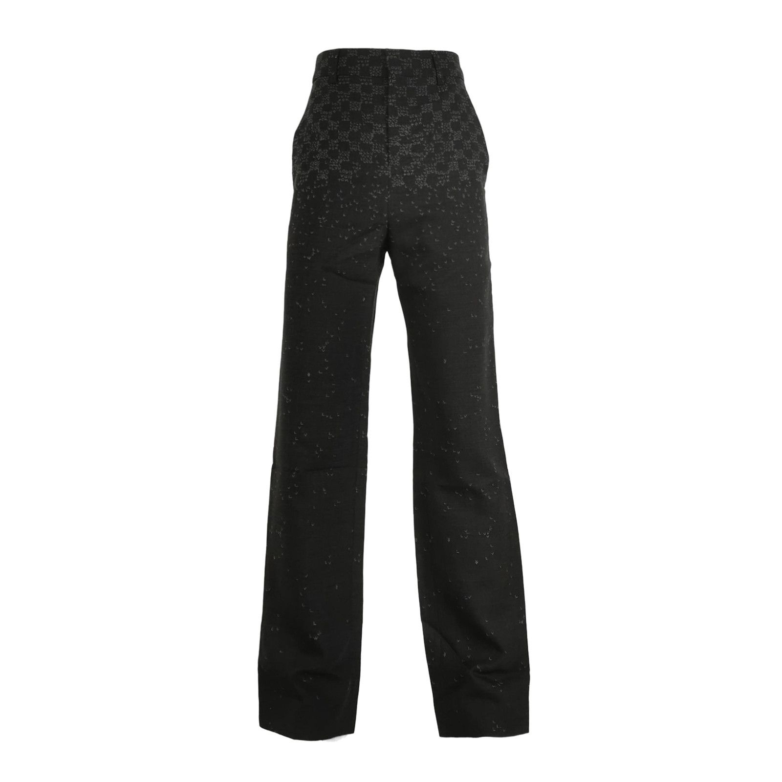 Louis Vuitton Louis Vuitton Monogram Wool Silk Pants FR 38 Size 27" / US 4 / IT 40 - 1 Thumbnail