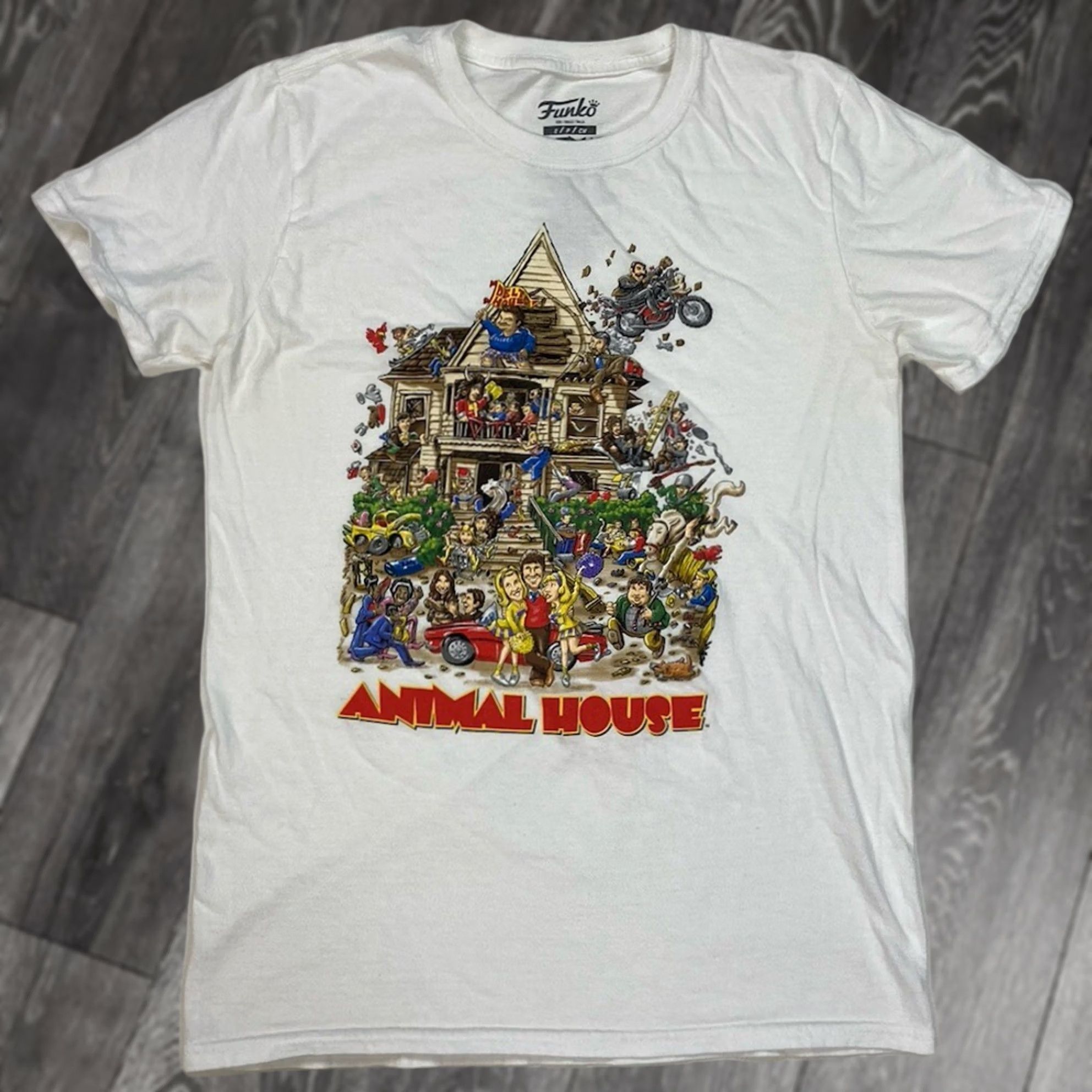 Vintage Funko Animal House Movie Graphic T-shirt Women Small White Short Sleeve Size S / US 4 / IT 40 - 1 Thumbnail